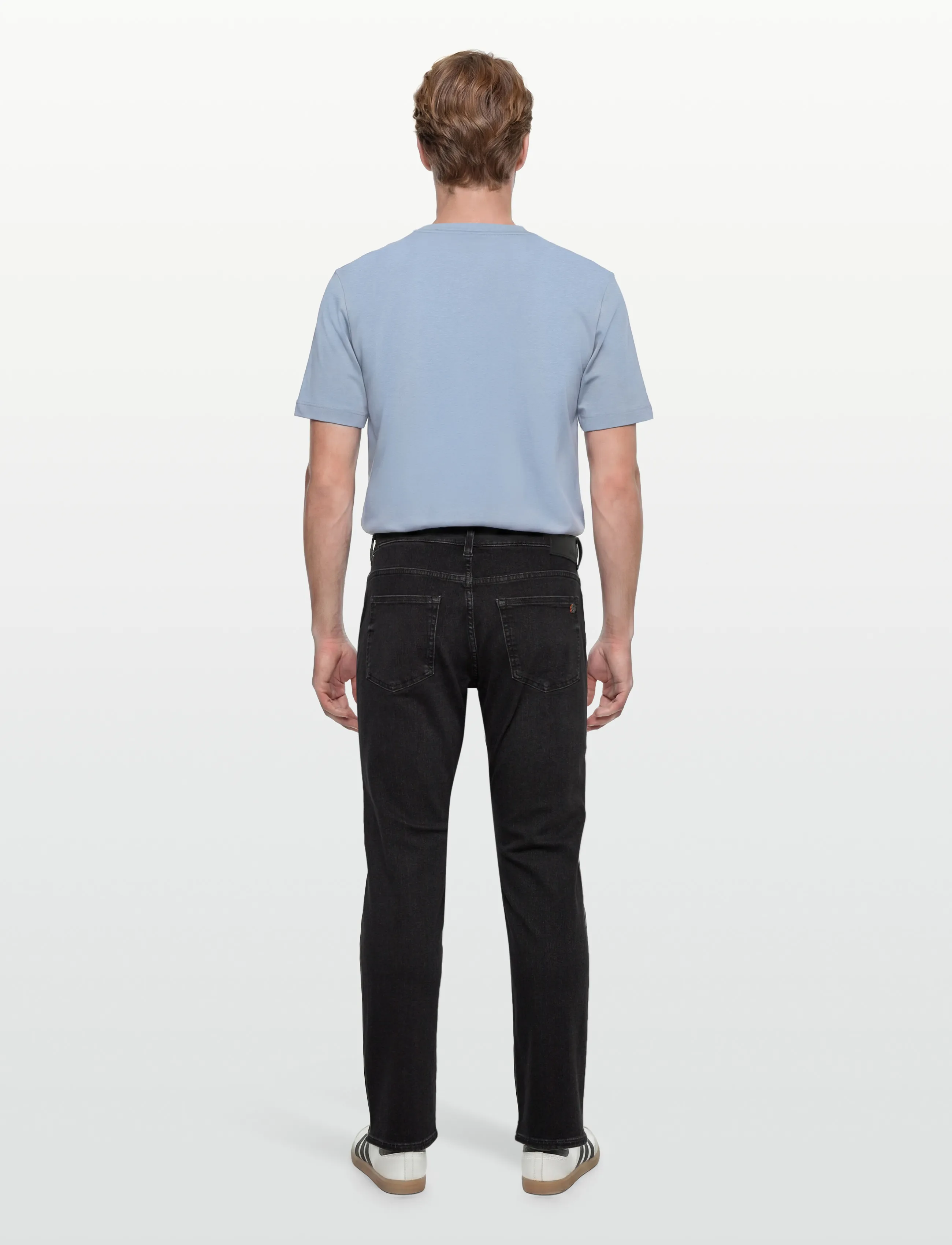 Boss Delaware slim-fit jeans in black stretch denim herr – bild 4