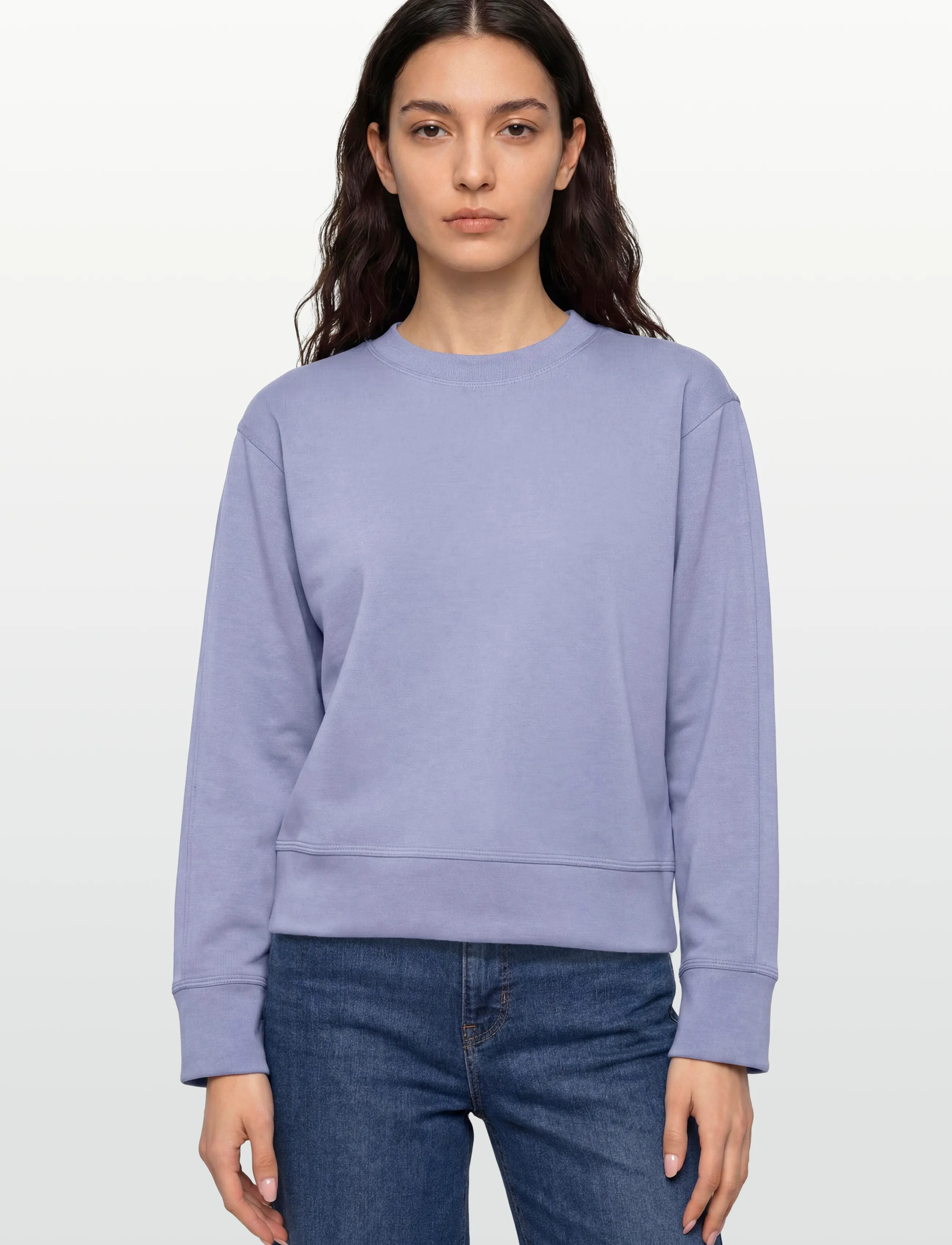 Boss Sweatshirt med avslappnad passform och broderad logotyp dam – bild 3