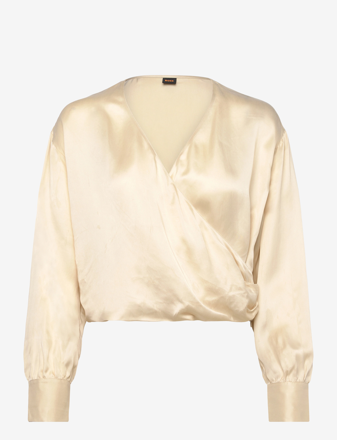 BOSS - C_Bratty - långärmade blusar - open beige - 0