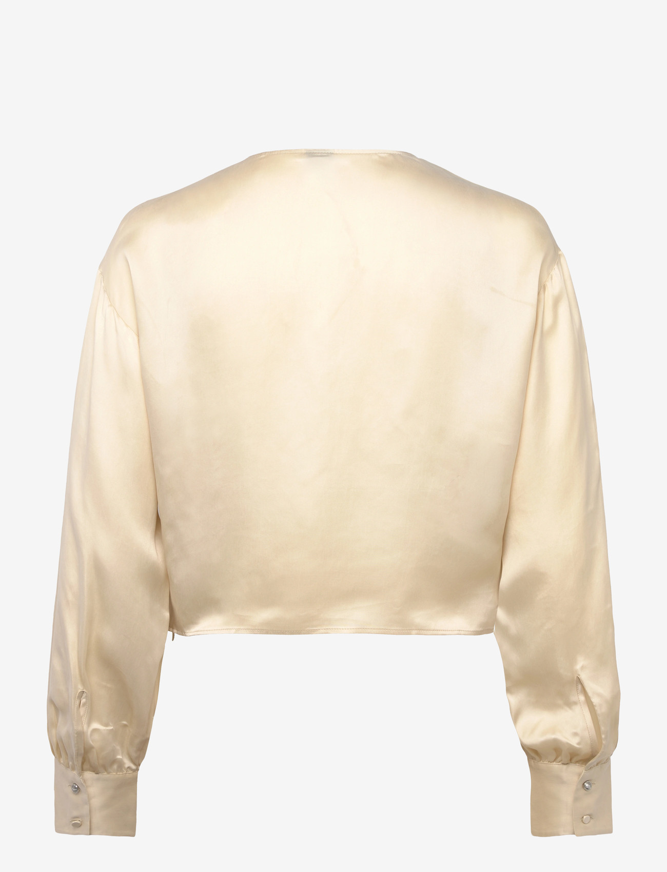 BOSS - C_Bratty - långärmade blusar - open beige - 1