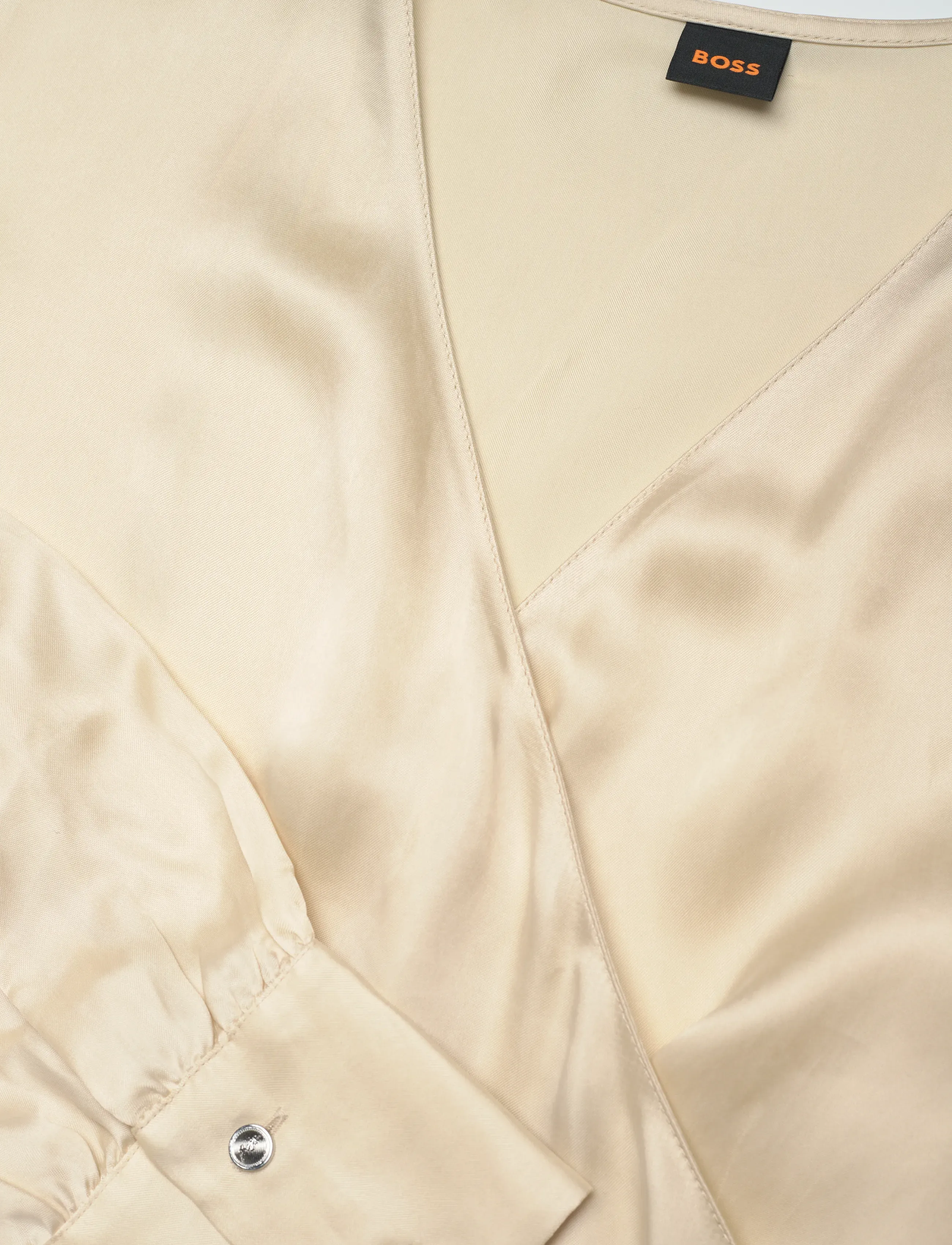 BOSS - C_Bratty - long sleeved blouses - open beige - 2