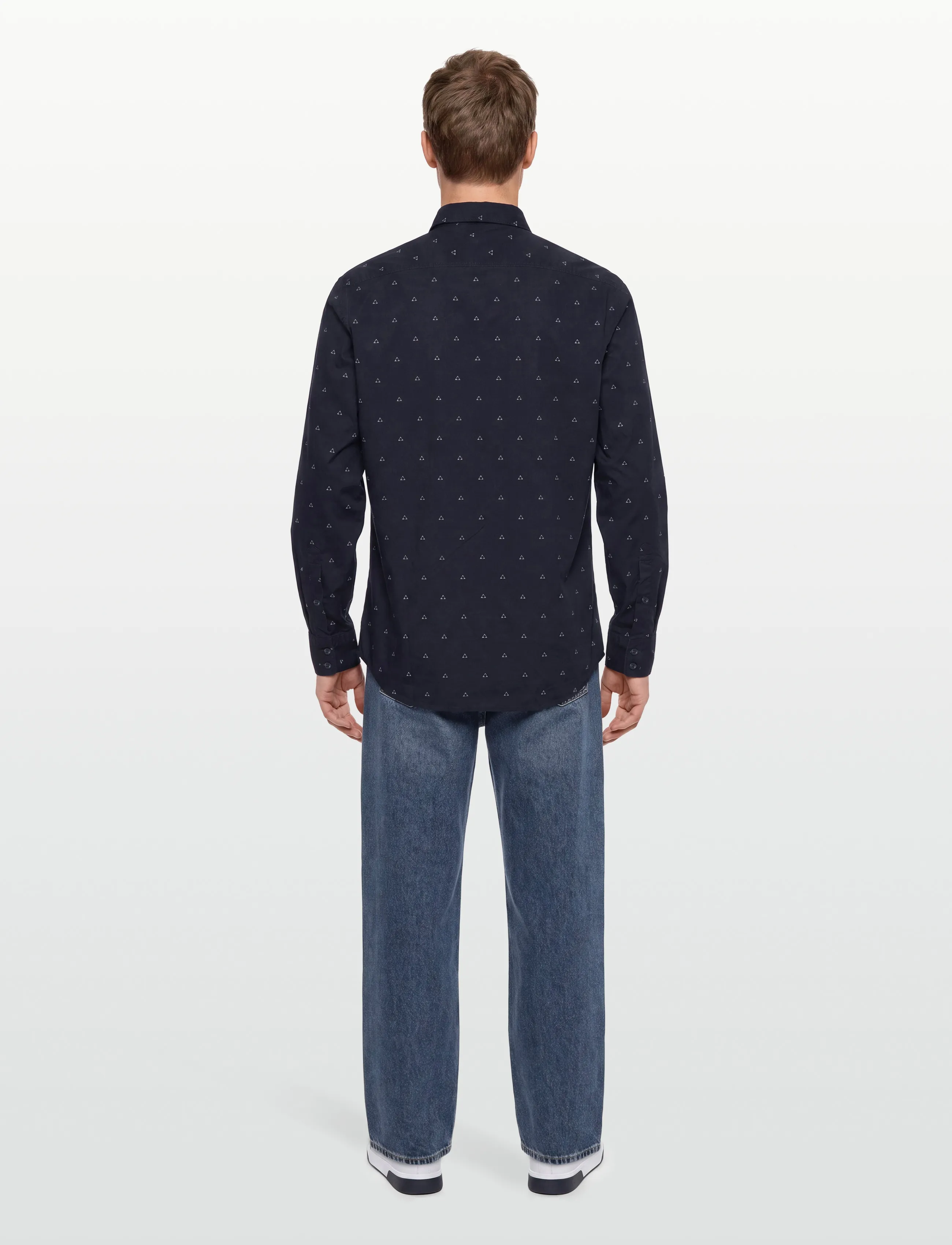 BOSS - Relegant_6_M - stribede skjorter - dark blue - 4