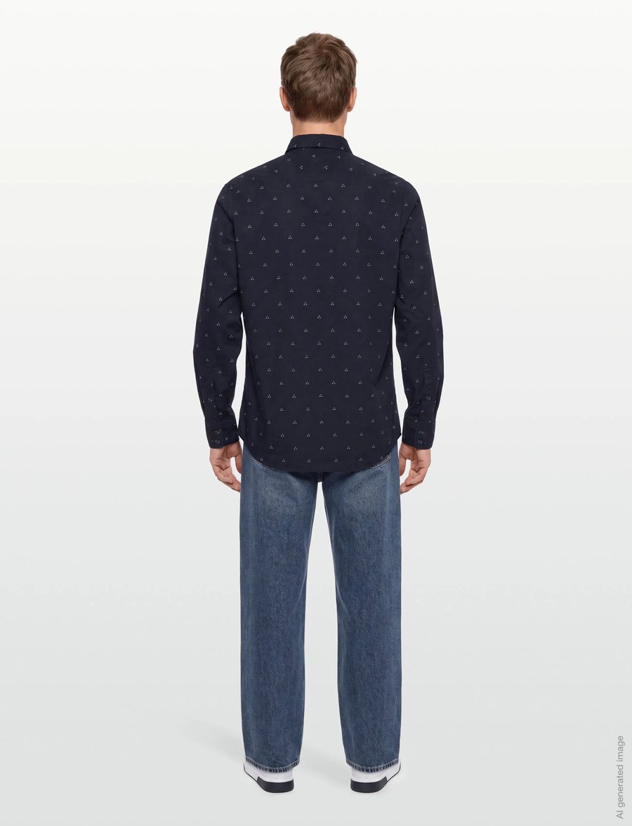 BOSS - Relegant_6_M - gestreifte hemden - dark blue - 4