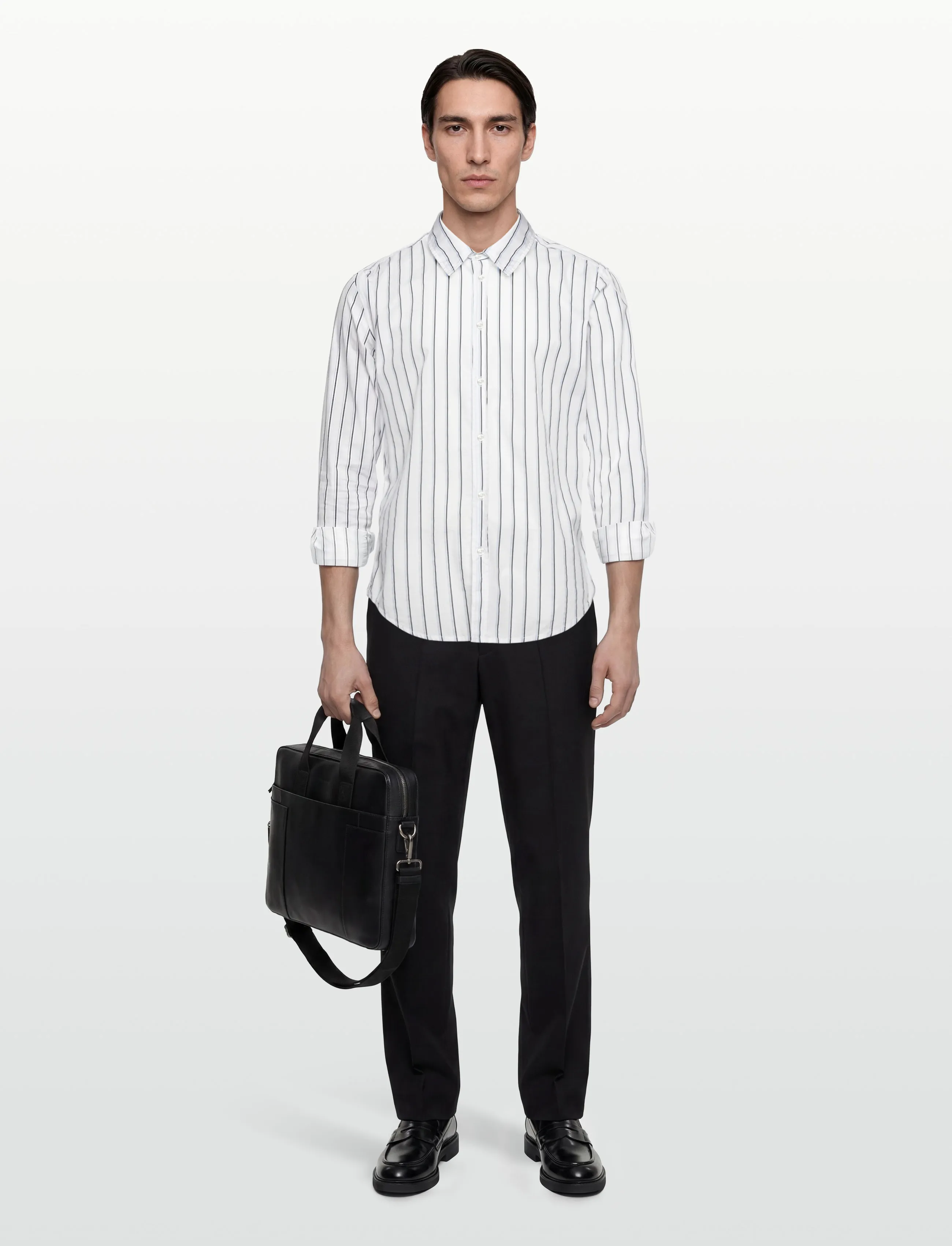 BOSS Relegant_6_M - Skjorter - WHITE / white