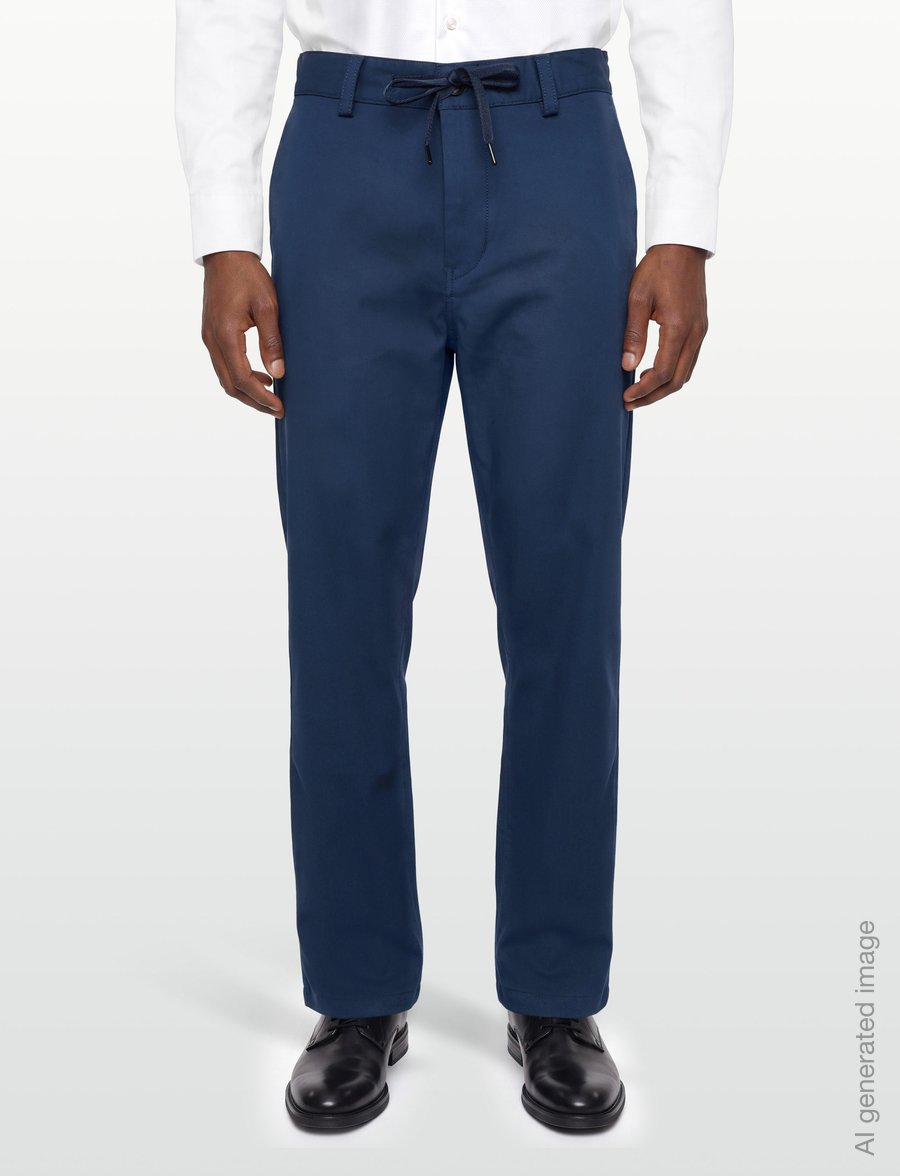 BOSS - Chino-ST-P - casual trousers - open blue - 3