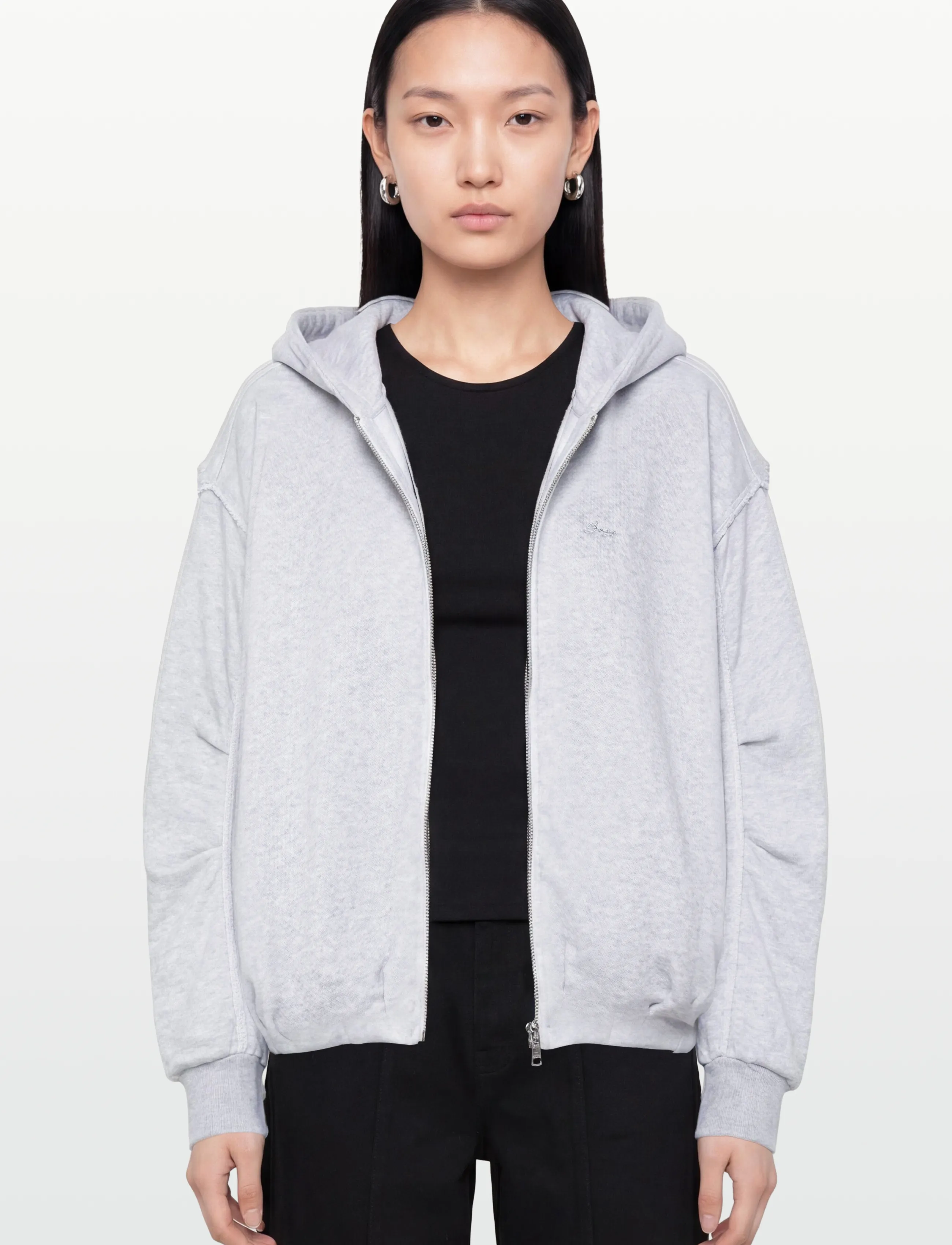 BOSS - C_Elendy - hoodies - open grey - 3
