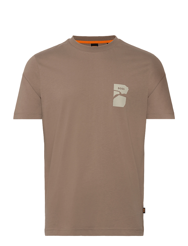 BOSS - Te_structure - kortærmede t-shirts - open green - 0
