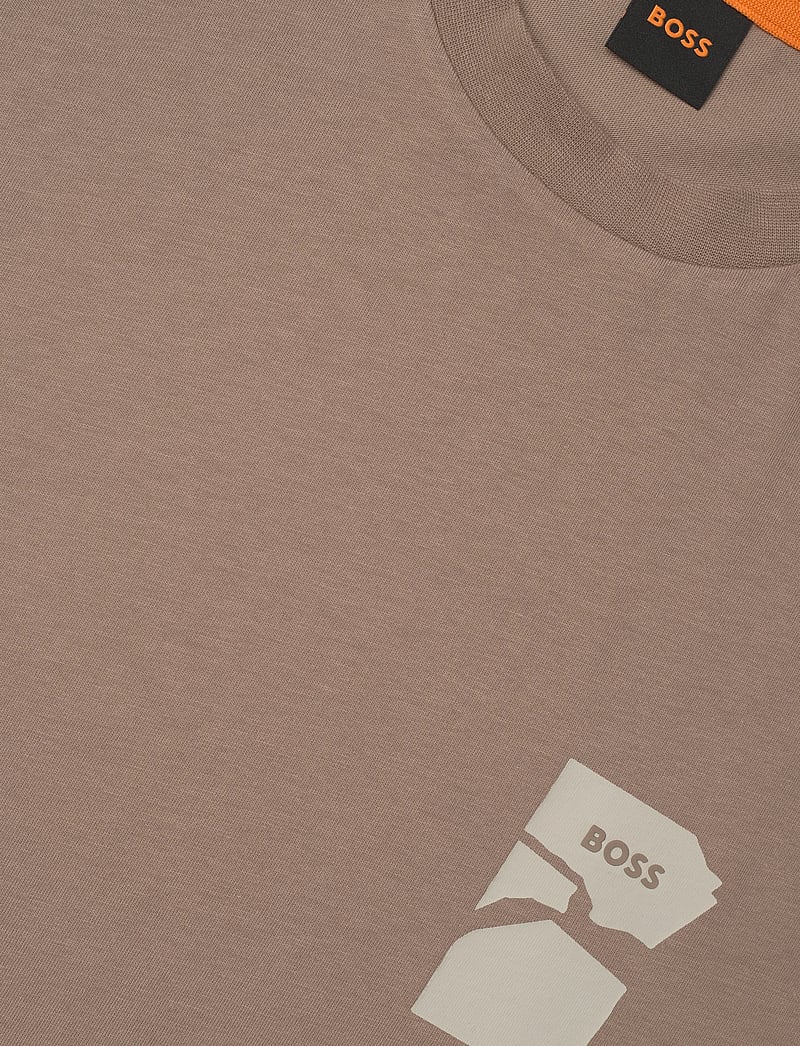 BOSS - Te_structure - kortærmede t-shirts - open green - 2