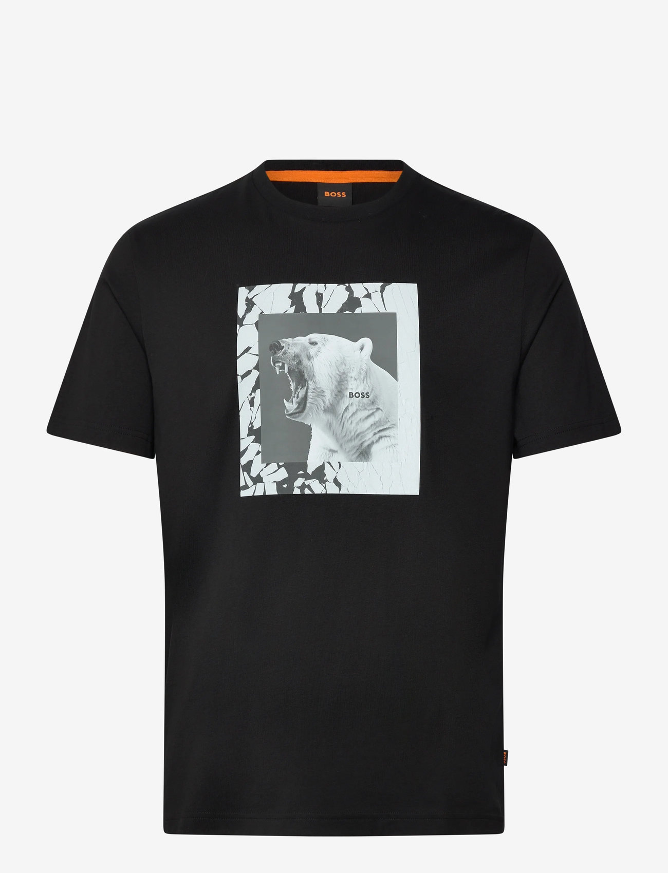 BOSS - Te_lupo - kortärmade t-shirts - black - 0