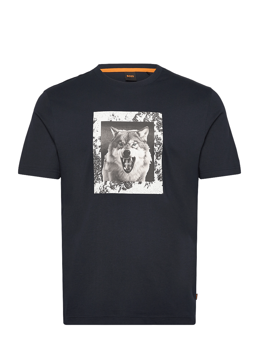 BOSS - Te_lupo - lühikeste varrukatega t-särgid - dark blue - 1