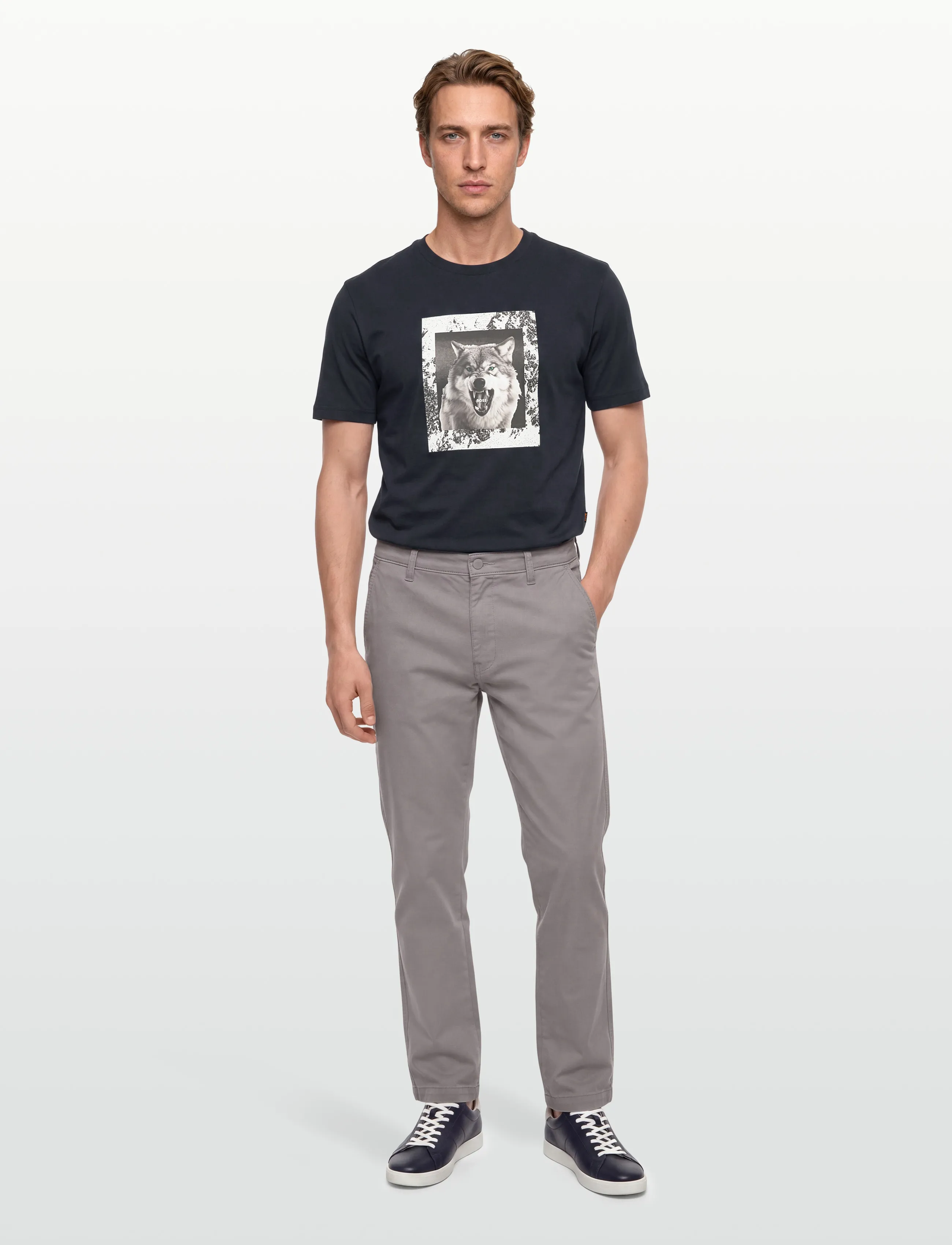 BOSS Te_lupo - BOSS - DARK BLUE / navy