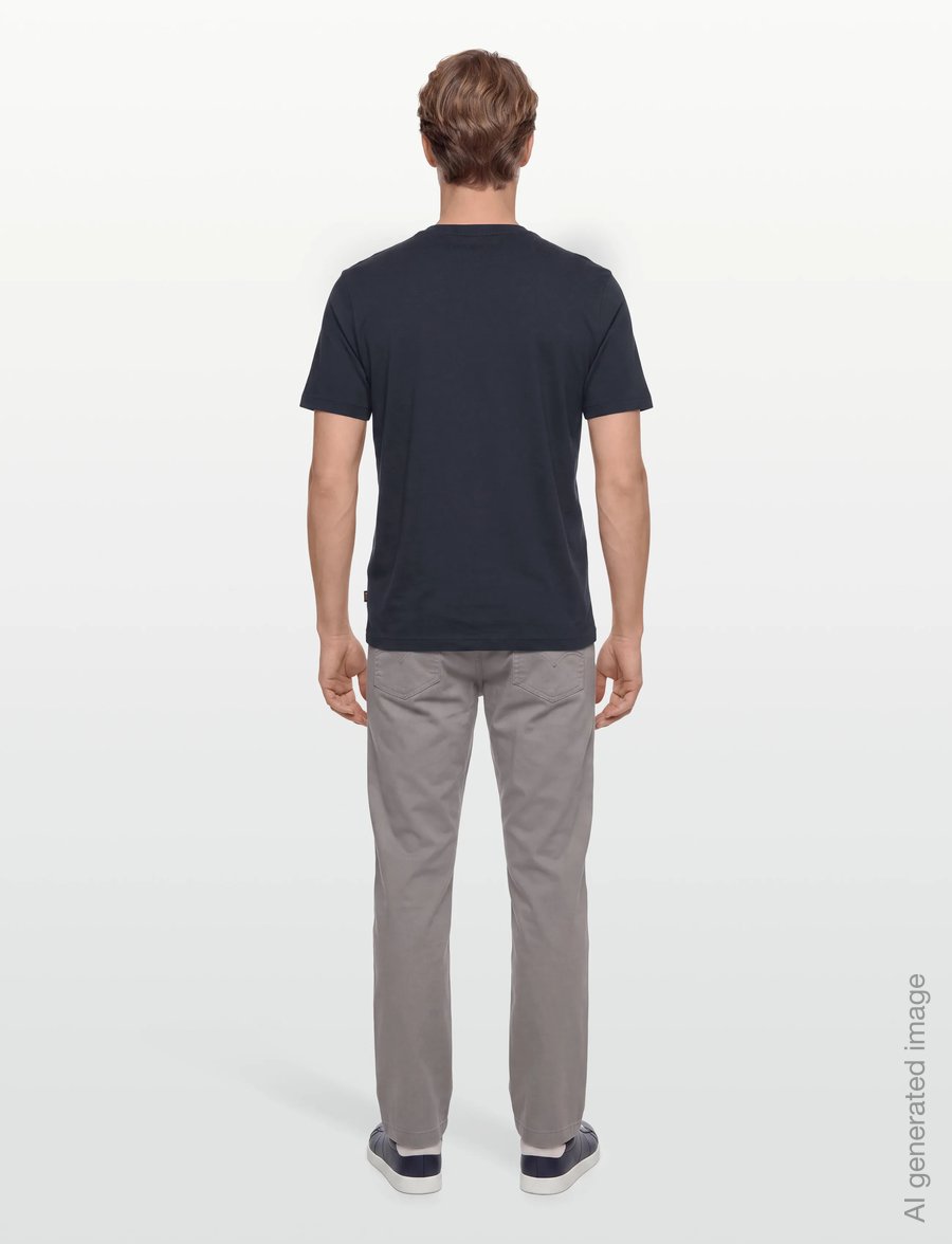 BOSS - Te_lupo - lühikeste varrukatega t-särgid - dark blue - 4