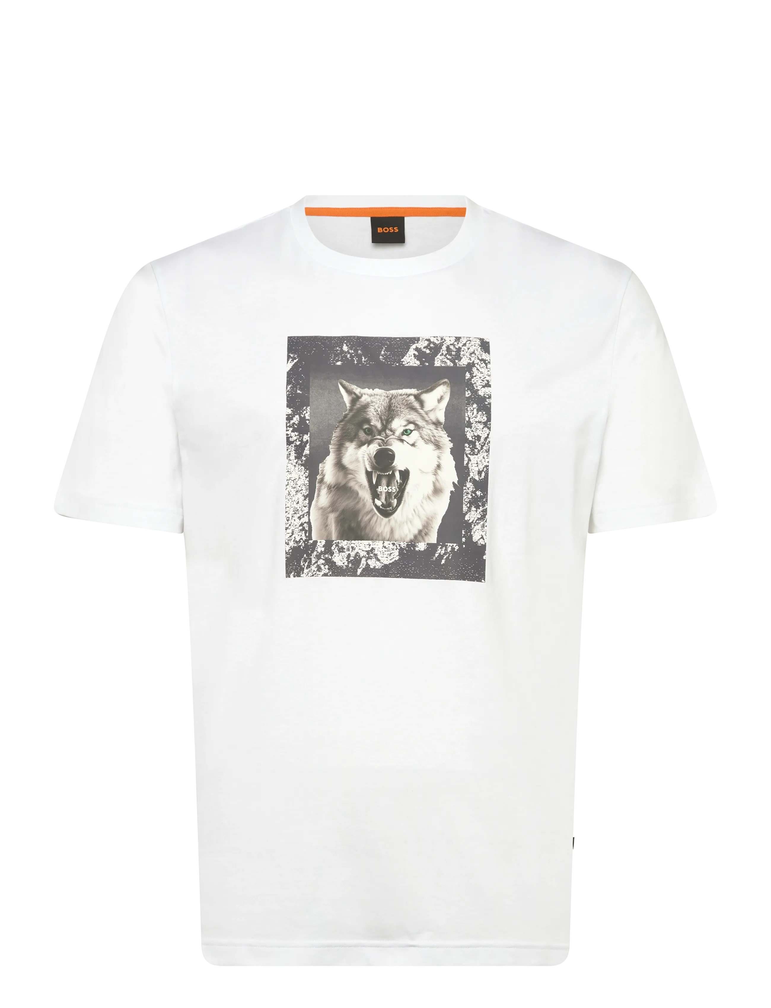 BOSS Te_lupo - T-särgid - NATURAL / white