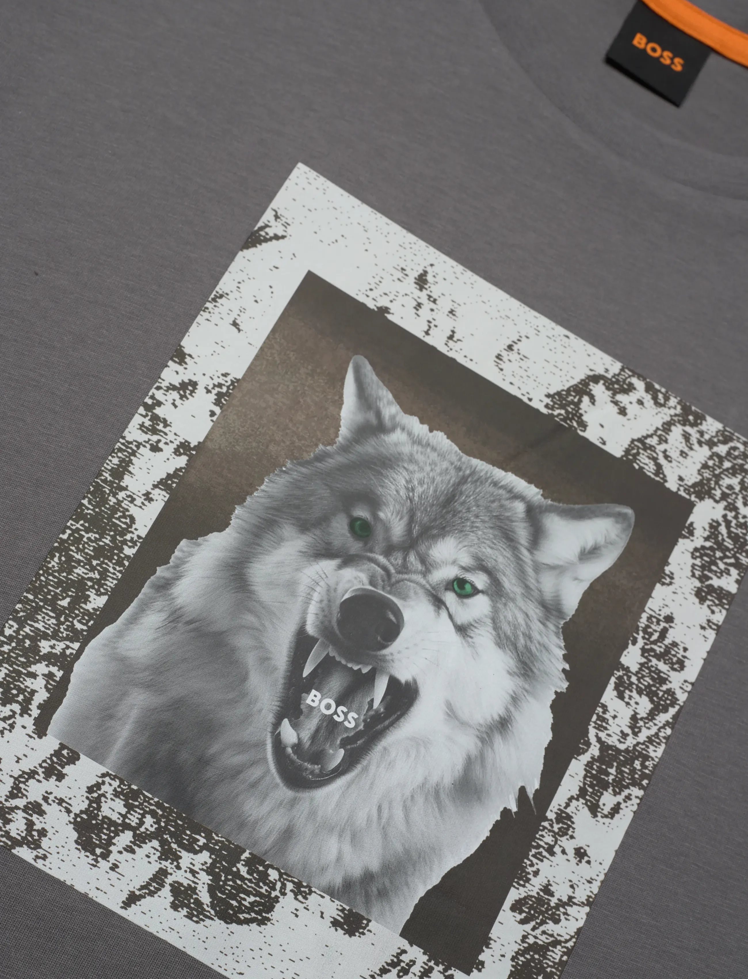 BOSS - Te_lupo - kortærmede t-shirts - open grey - 2
