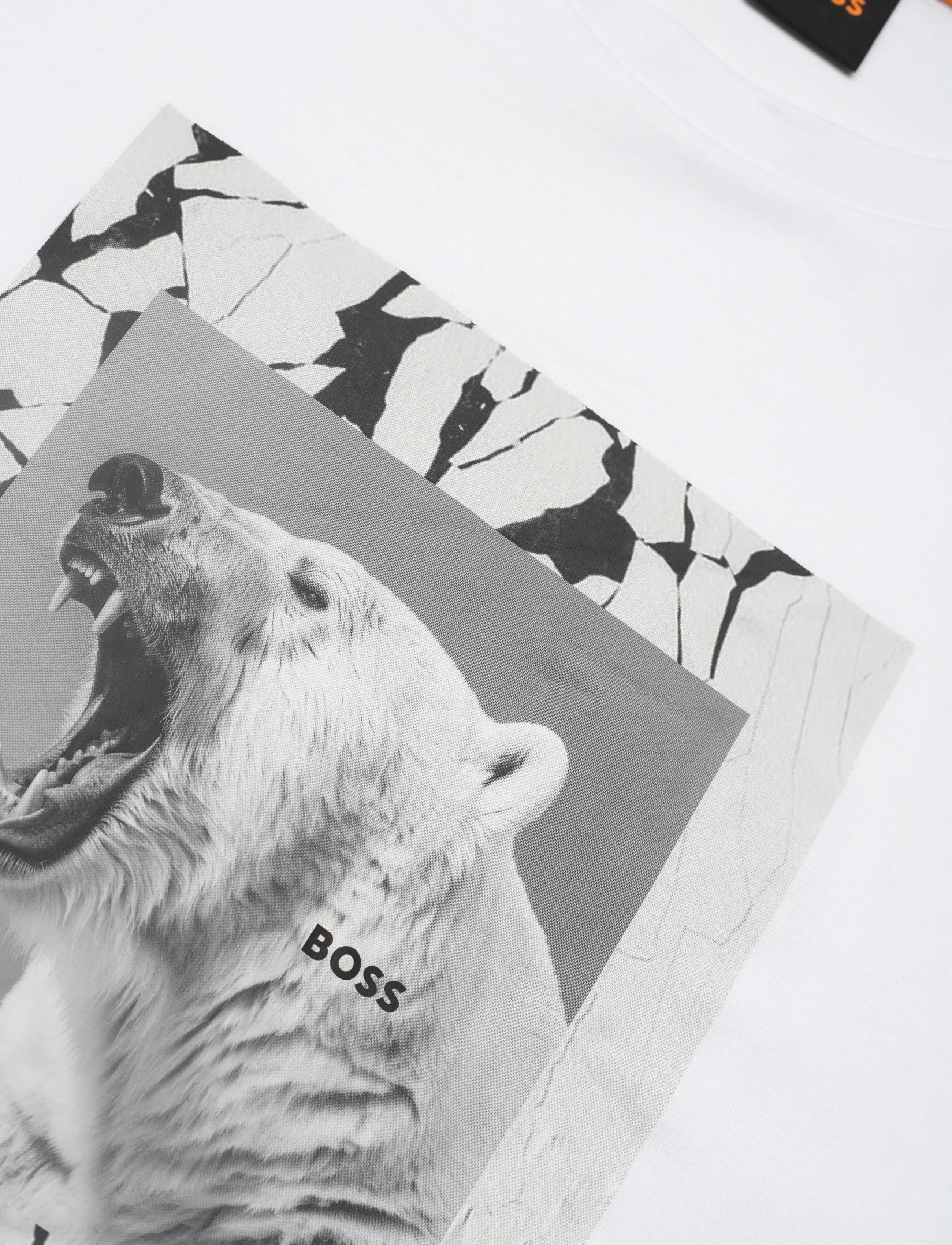 BOSS - Te_lupo - kortærmede t-shirts - white - 2