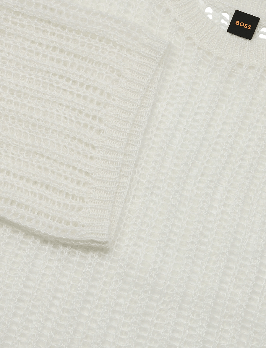 BOSS - C_Frug - pullover - open white - 2