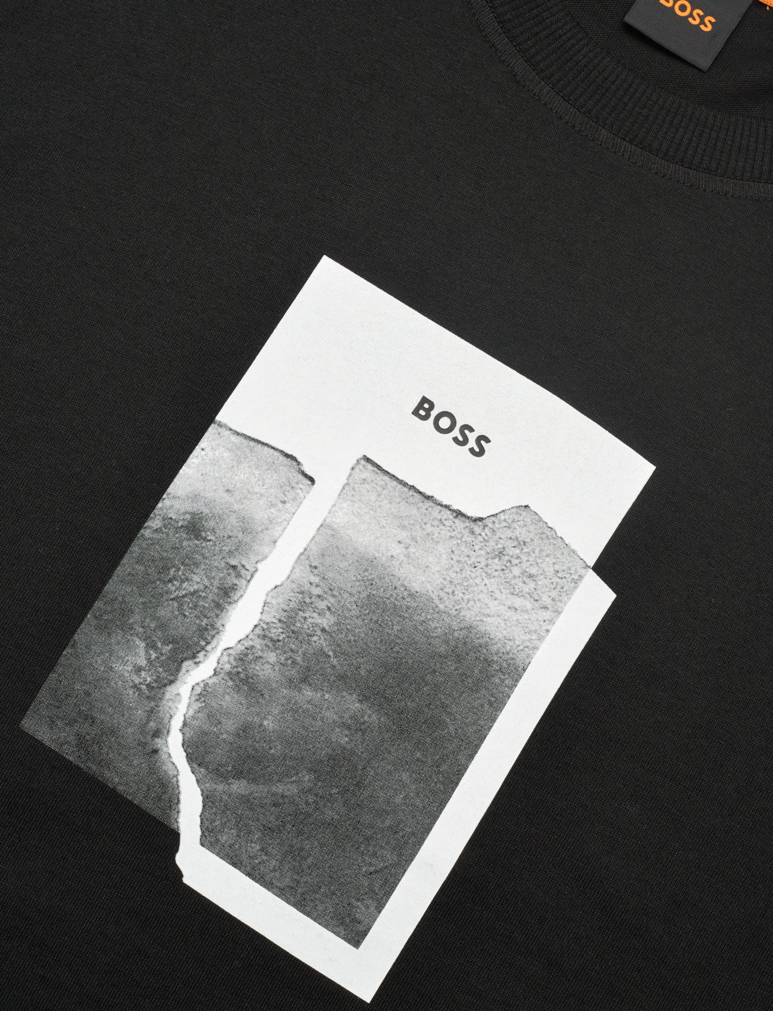 BOSS - Te_brokenice - kortærmede t-shirts - black - 2