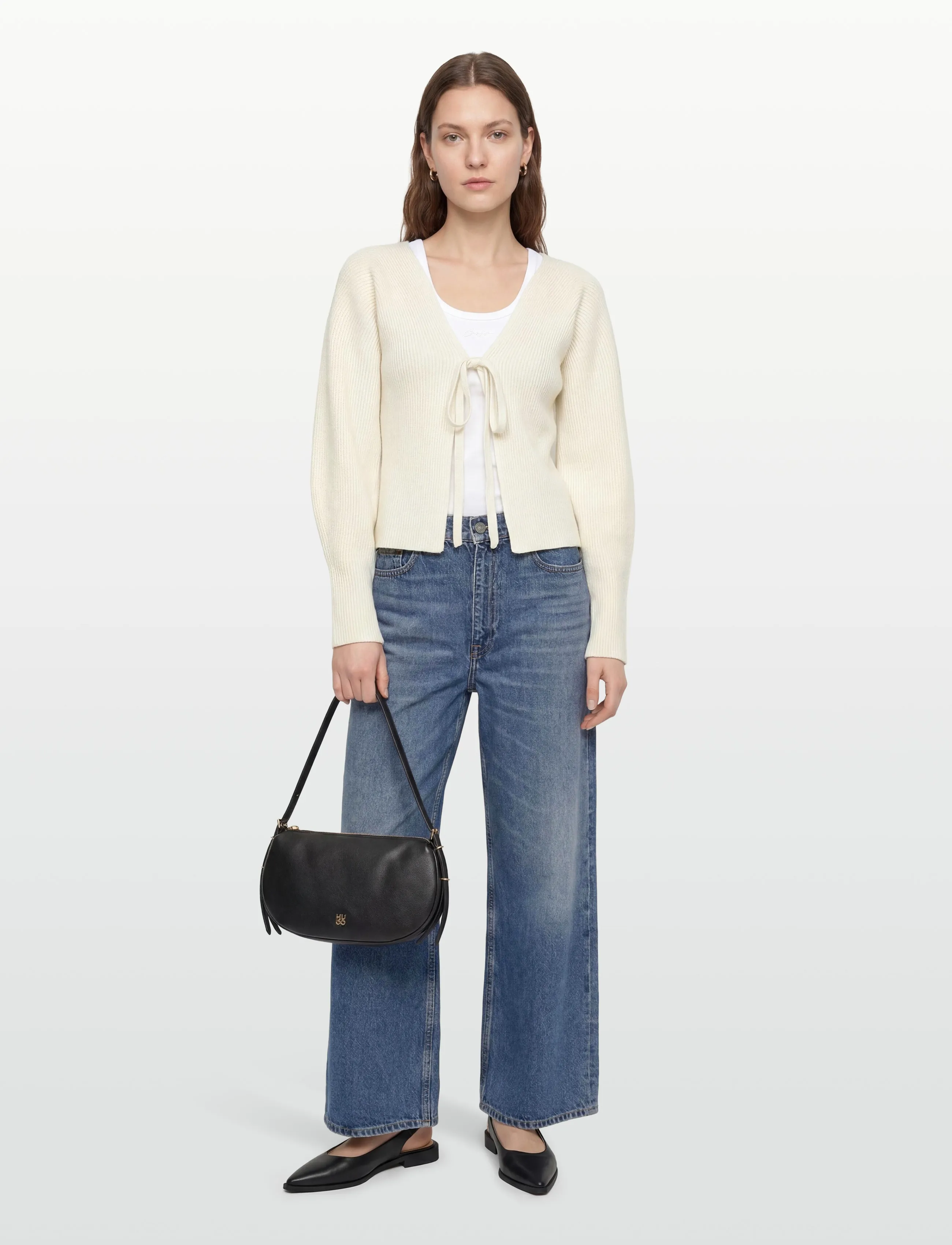 BOSS - C_Fumm - cardigans - open white - 0