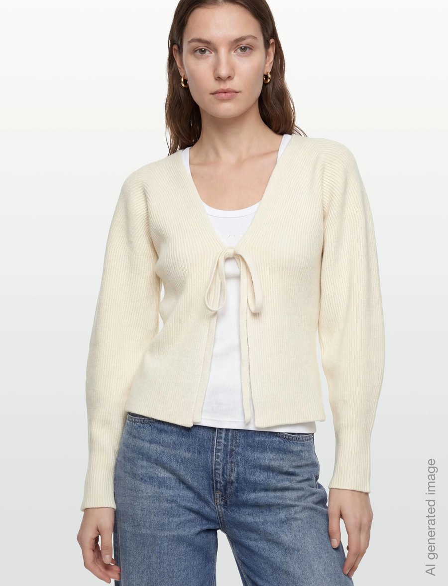 BOSS - C_Fumm - strickjacken - open white - 3