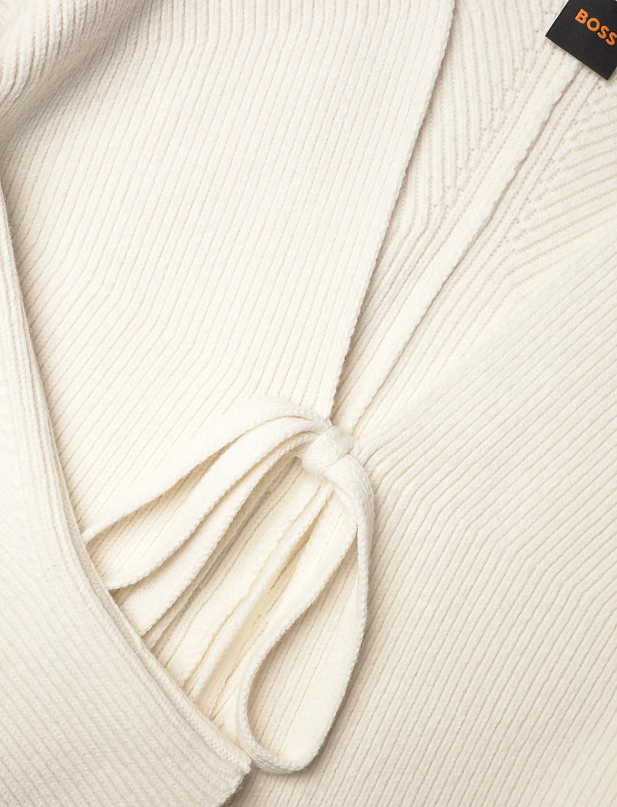 BOSS - C_Fumm - strickjacken - open white - 5