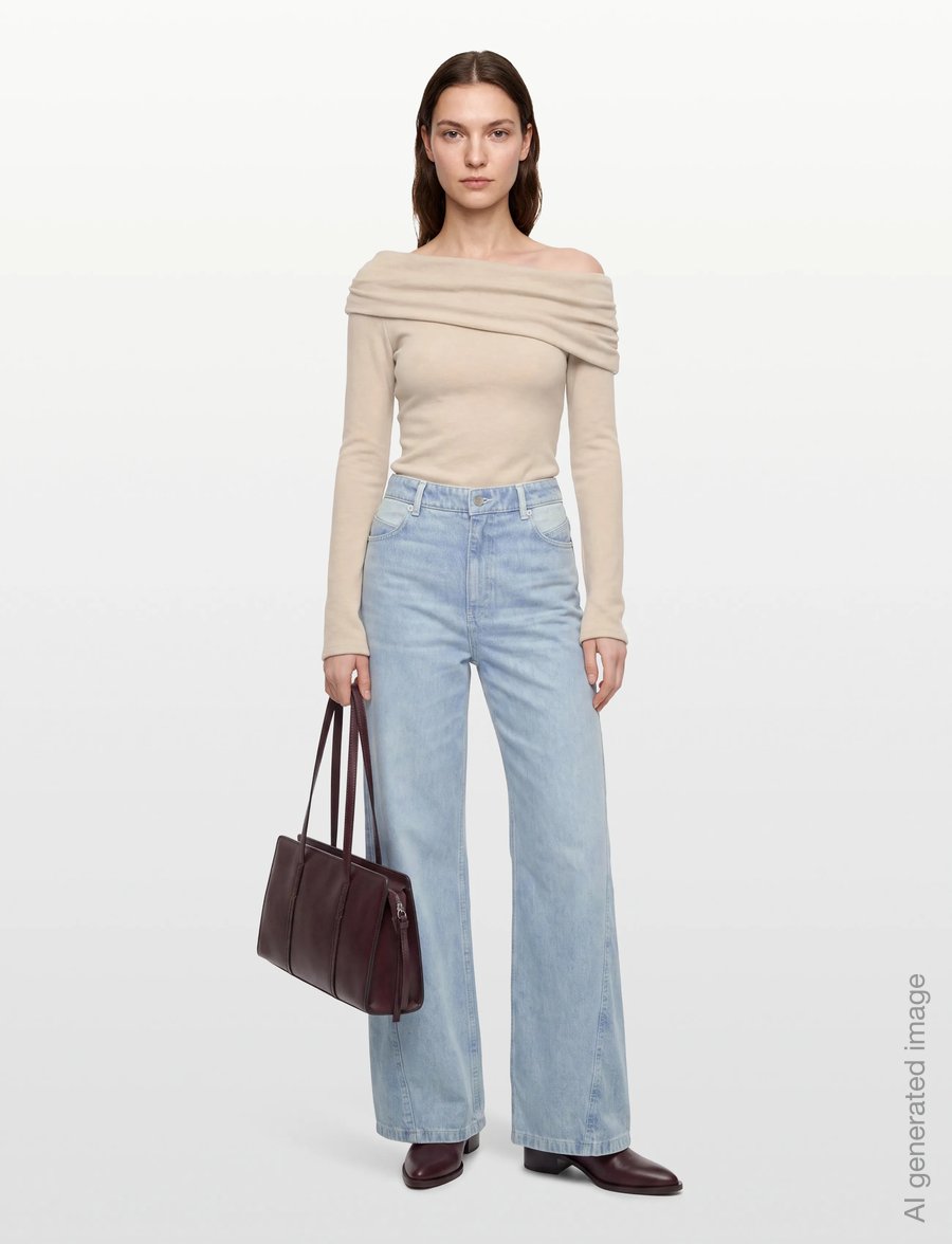 BOSS - C_ PANEL JEANS HR - vida jeans - bright blue - 0