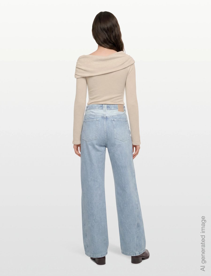 BOSS - C_ PANEL JEANS HR - vida jeans - bright blue - 4