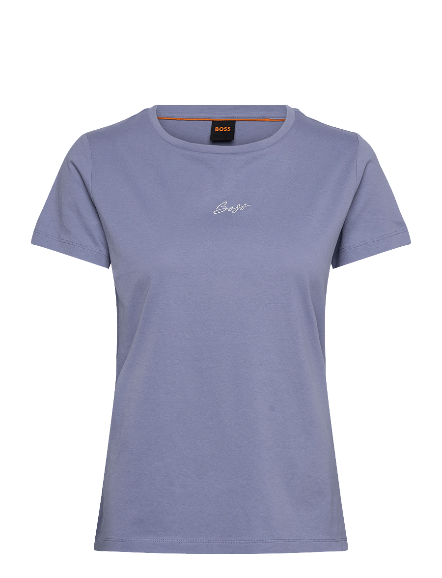 BOSS - C_Elove_embro - t-shirts - bright blue - 0
