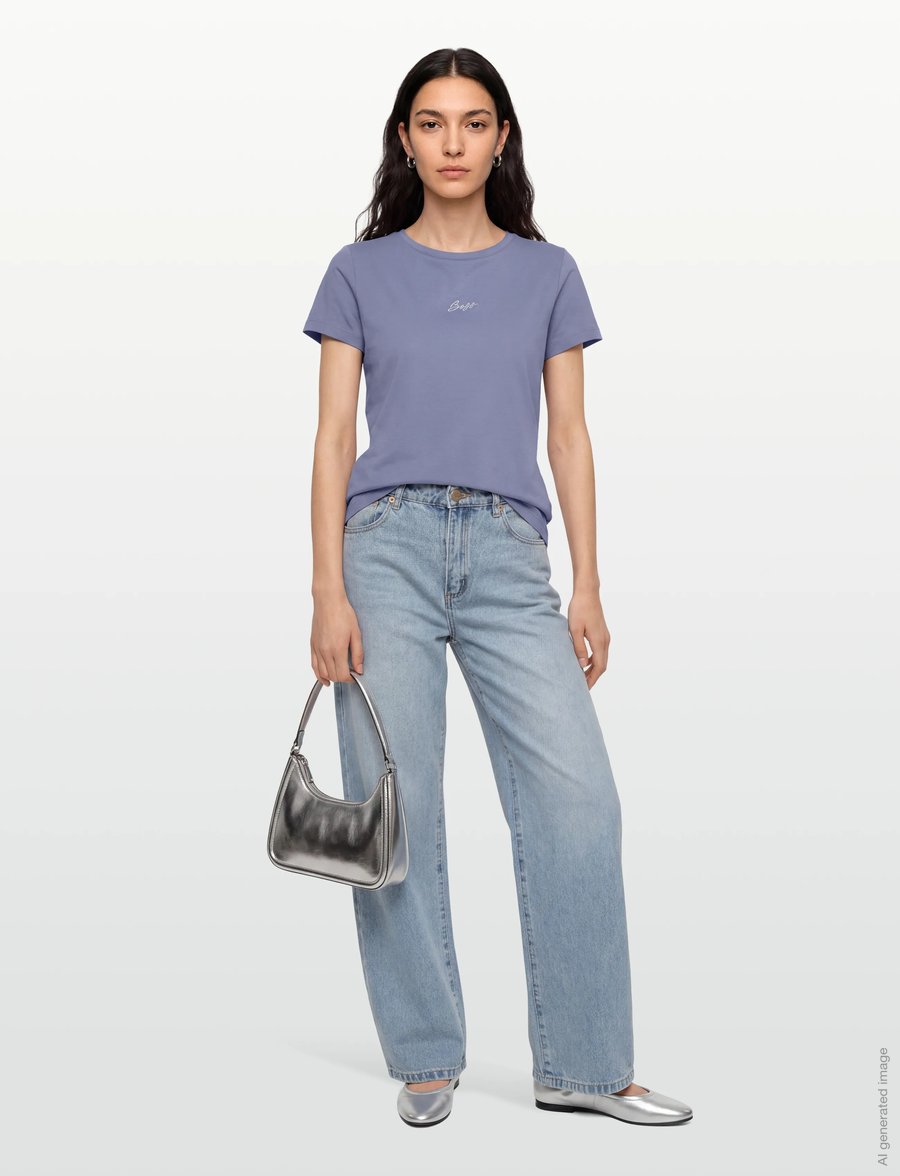 BOSS - C_Elove_embro - t-shirts - bright blue - 0