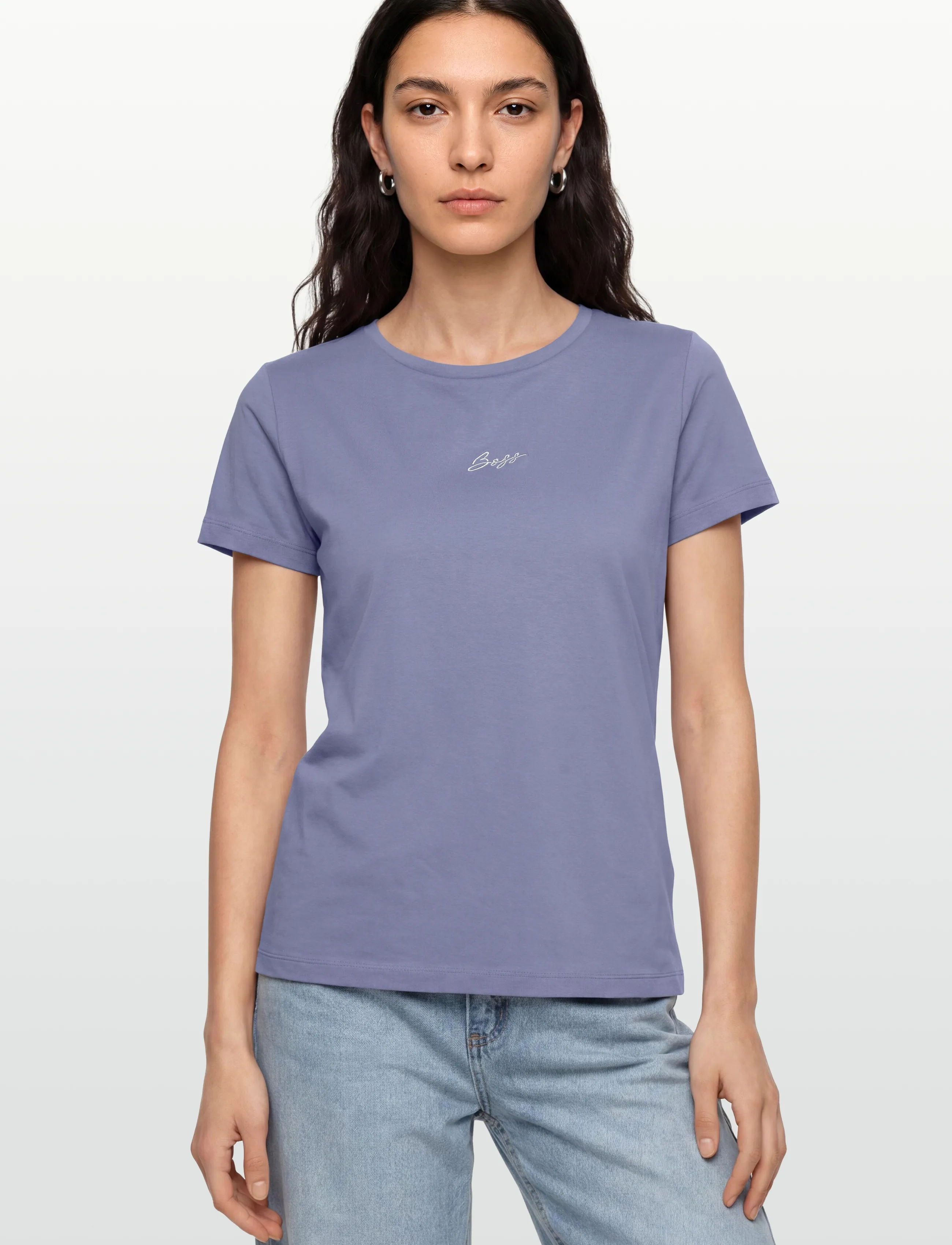 BOSS - C_Elove_embro - t-shirts - bright blue - 3