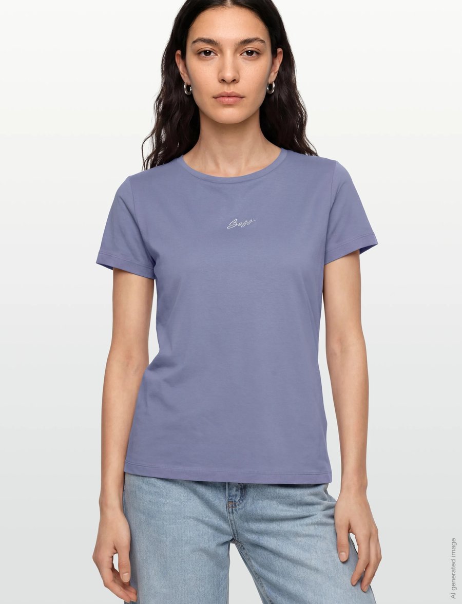 BOSS - C_Elove_embro - t-shirts - bright blue - 3