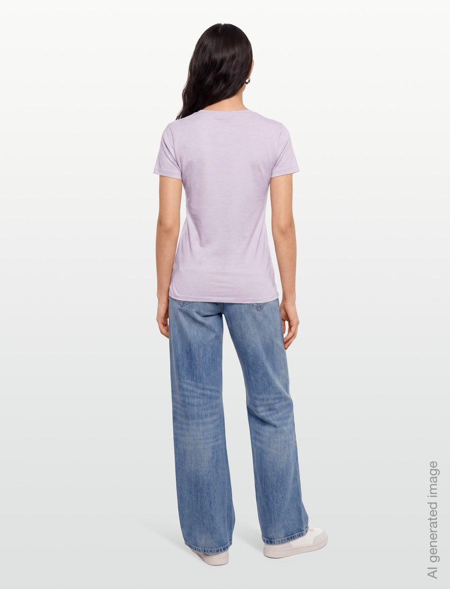 BOSS - C_Elove_embro - t-shirts - light/pastel purple - 4