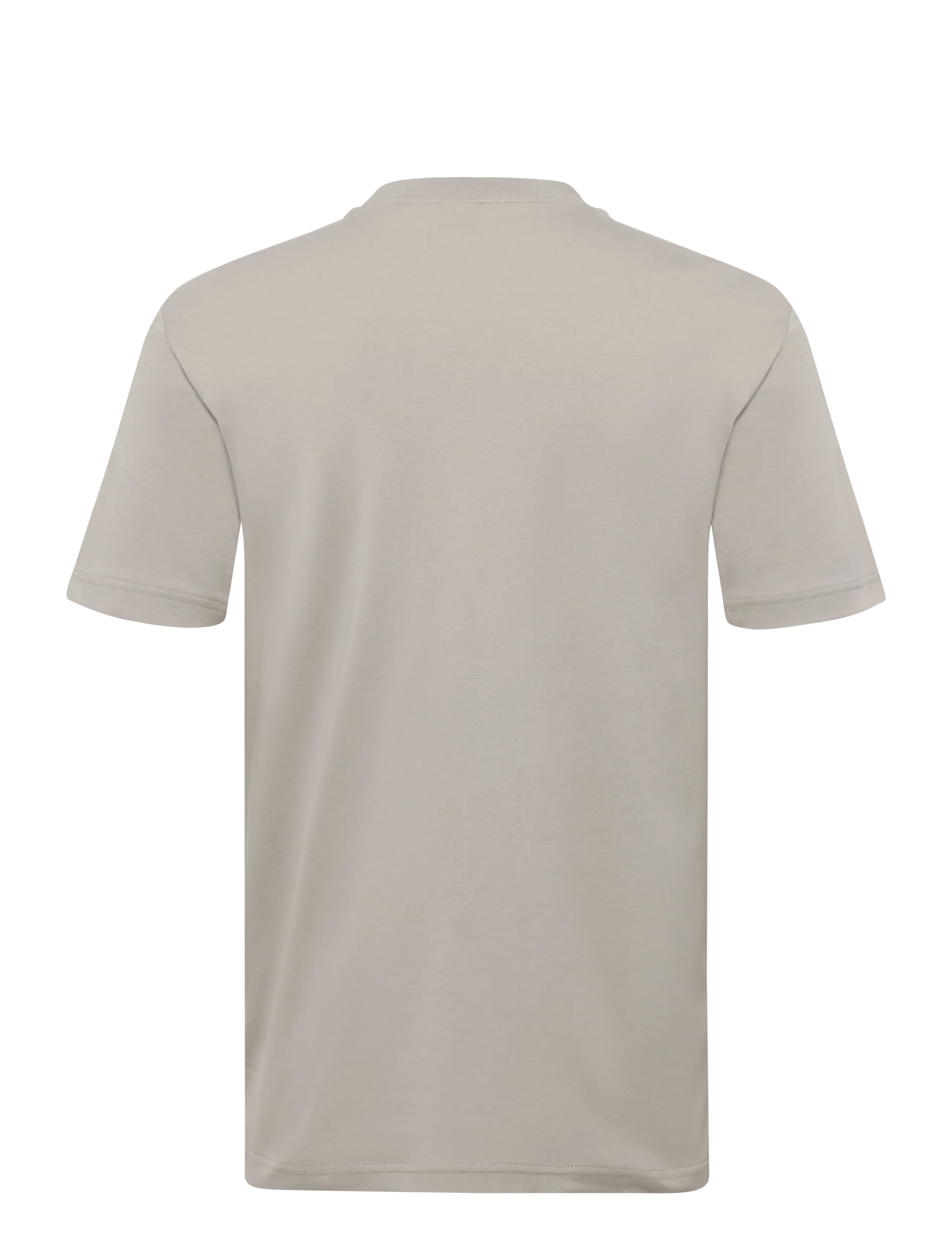 BOSS - Te_interlock - lühikeste varrukatega t-särgid - open grey - 1