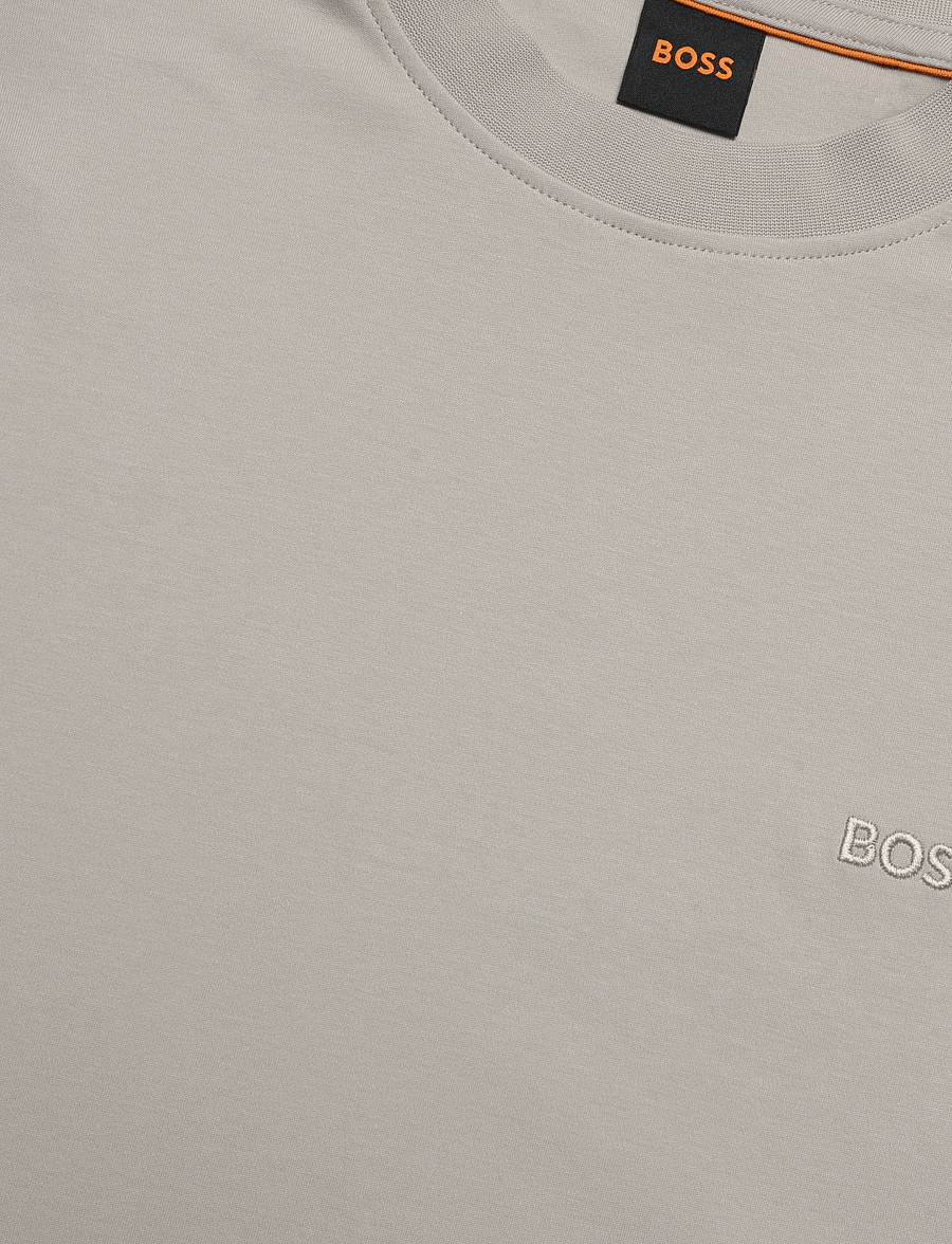 BOSS - Te_interlock - kortærmede t-shirts - open grey - 2
