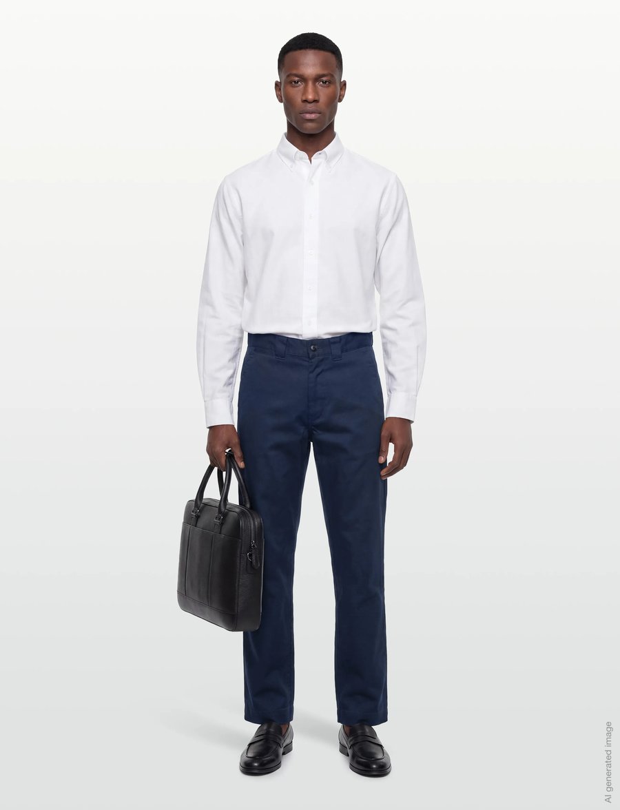 BOSS - Chino-Straight-A - pantalons chino - open blue - 0