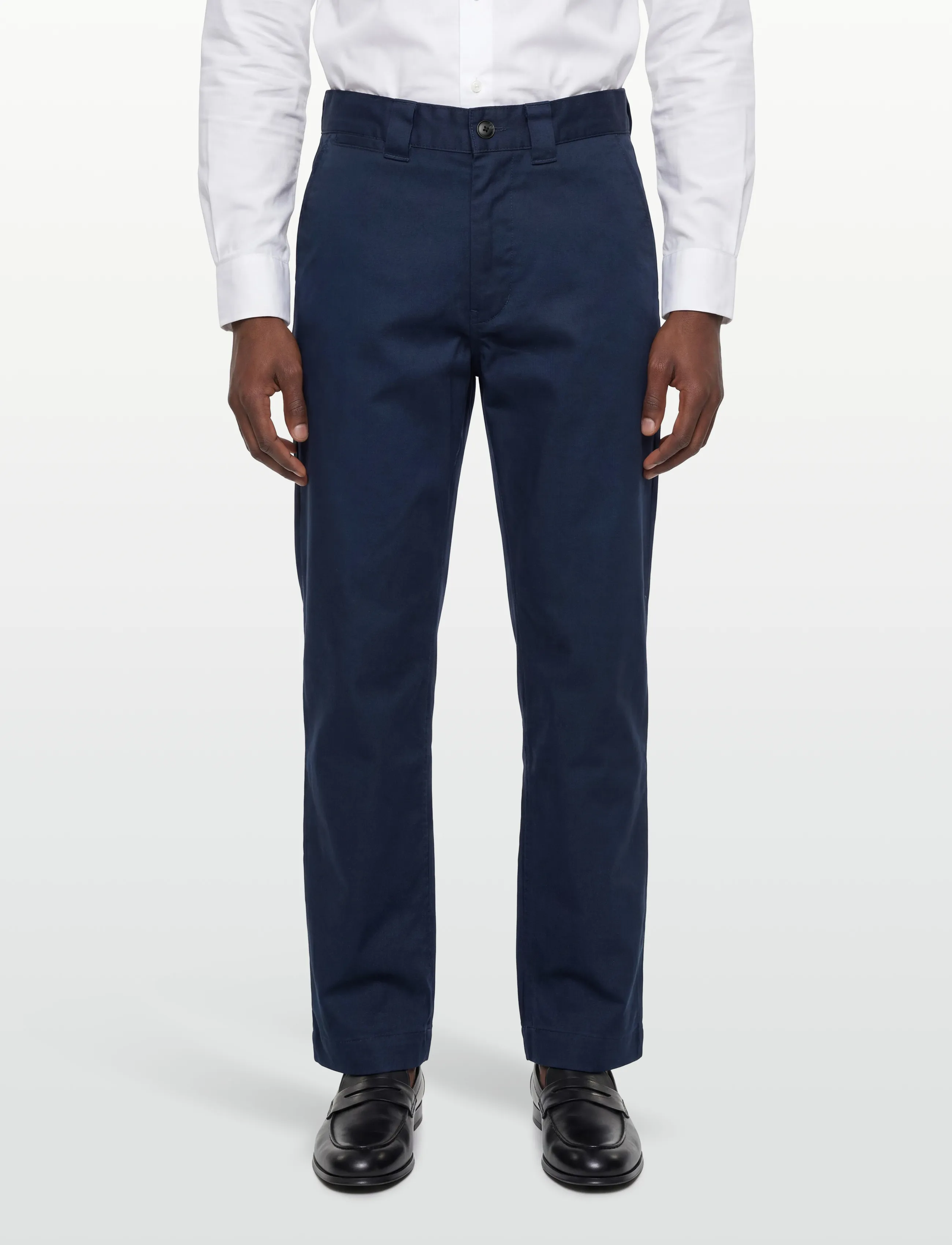 BOSS - Chino-Straight-A - chinosy - open blue - 3