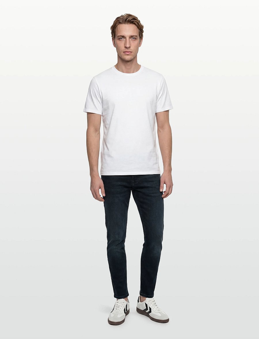 BOSS - RE.MAINE BO - kitsad teksad - dark blue - 0