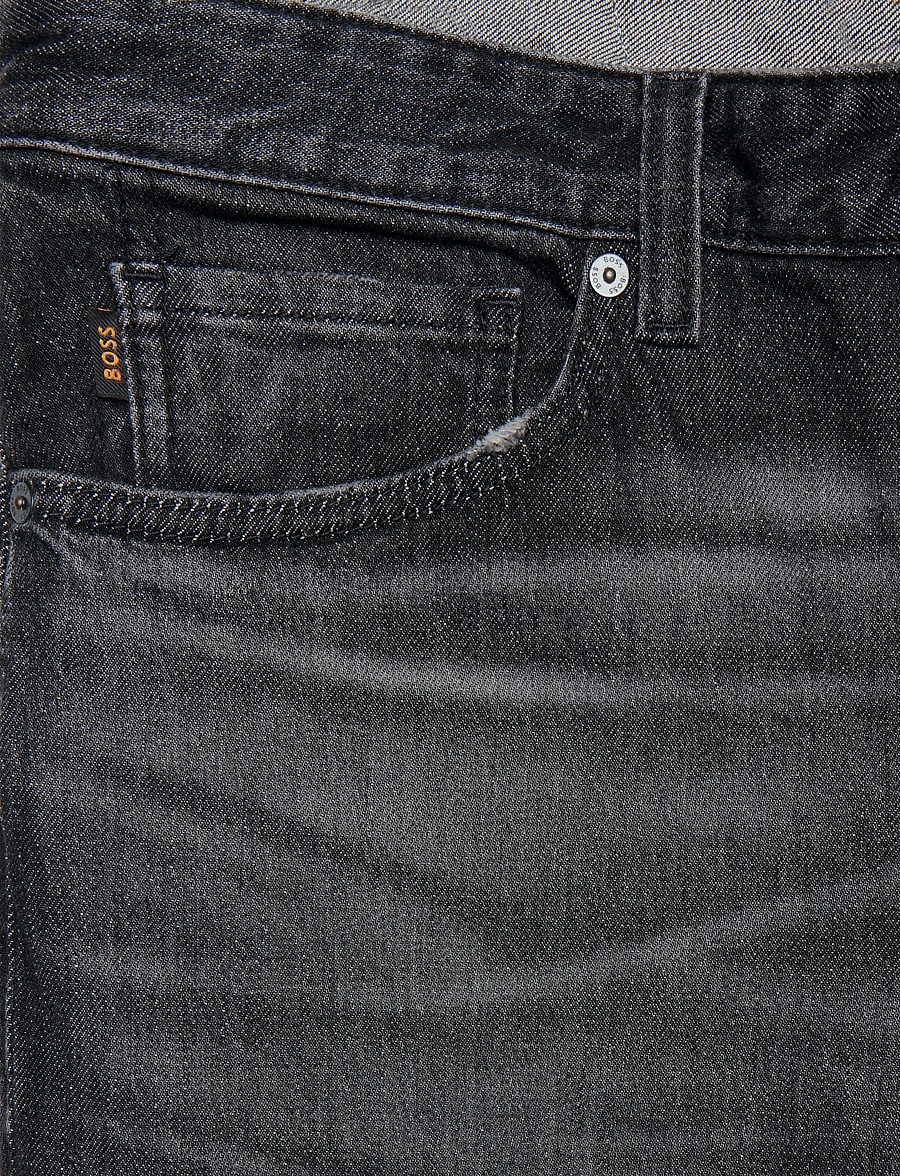 BOSS - RE.MAINE BO - tavalised teksad - charcoal - 2