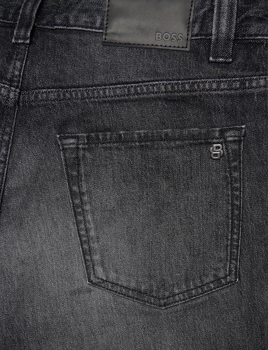 BOSS - RE.MAINE BO - tavalised teksad - charcoal - 4