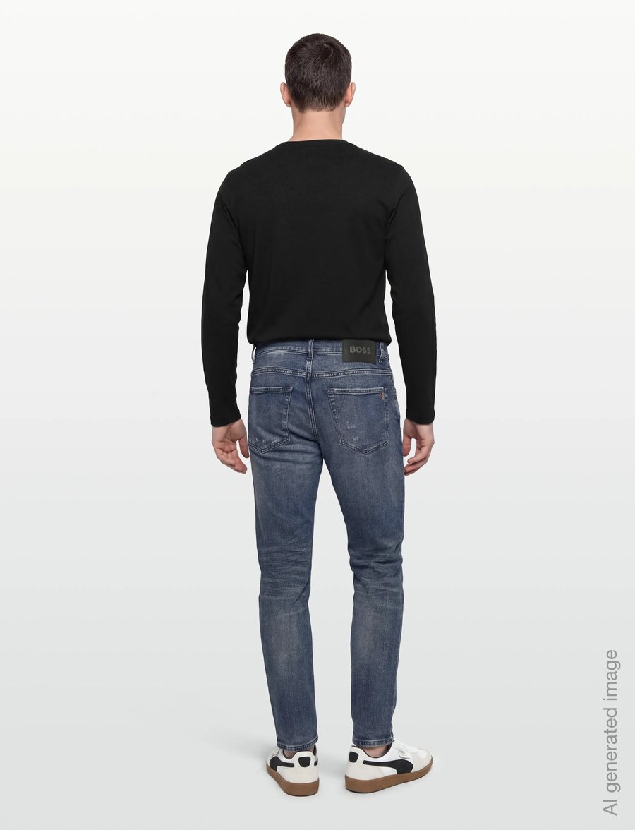 BOSS - RE.MAINE BO - regular jeans - bright blue - 4