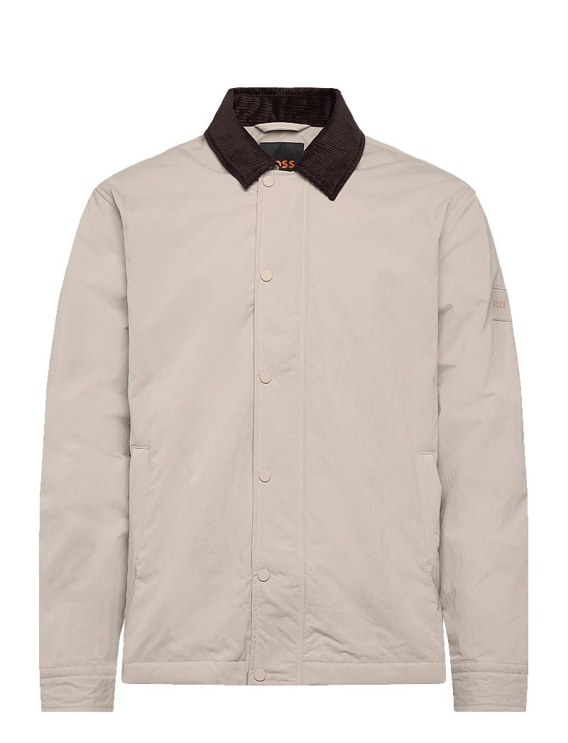 BOSS - Leldon-zip_M - vinterjakker - open grey - 0