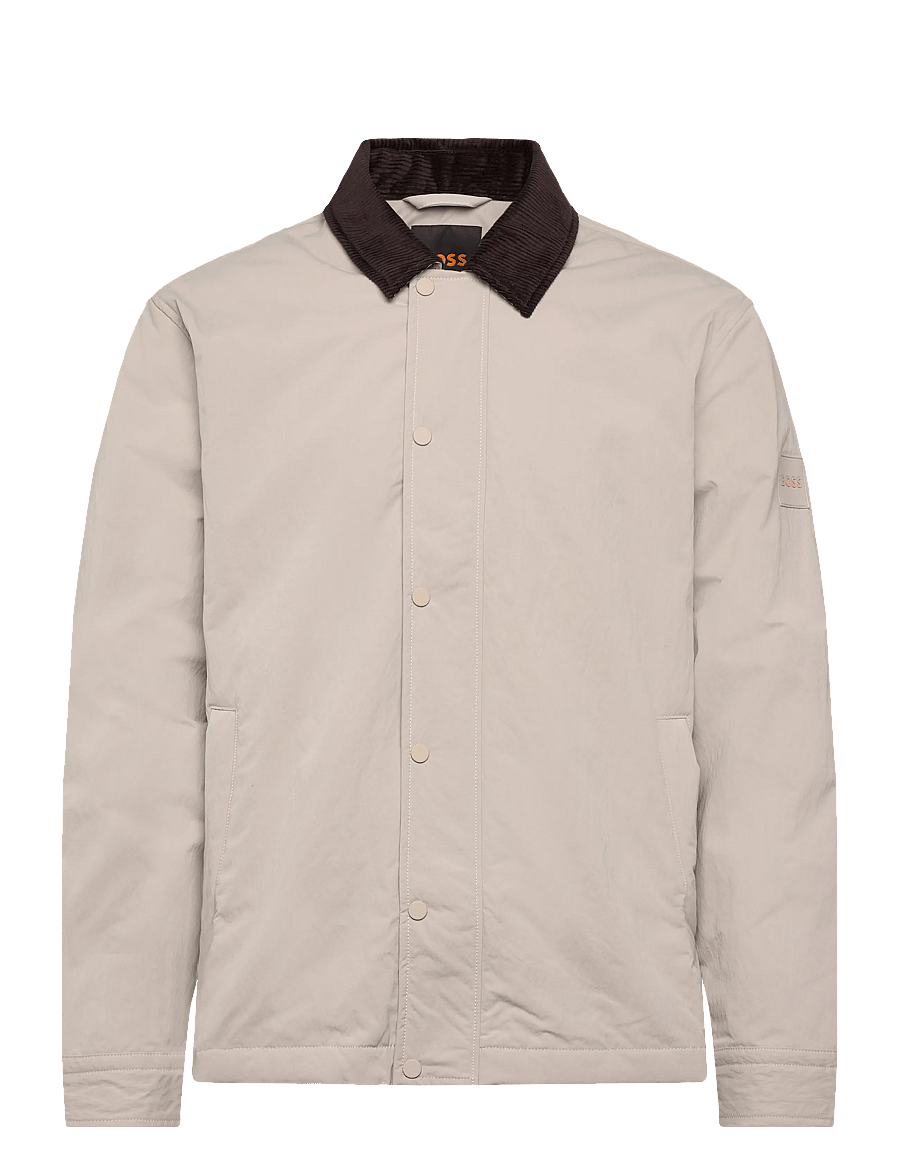 BOSS - Leldon-zip_M - untuvatakit - open grey - 1