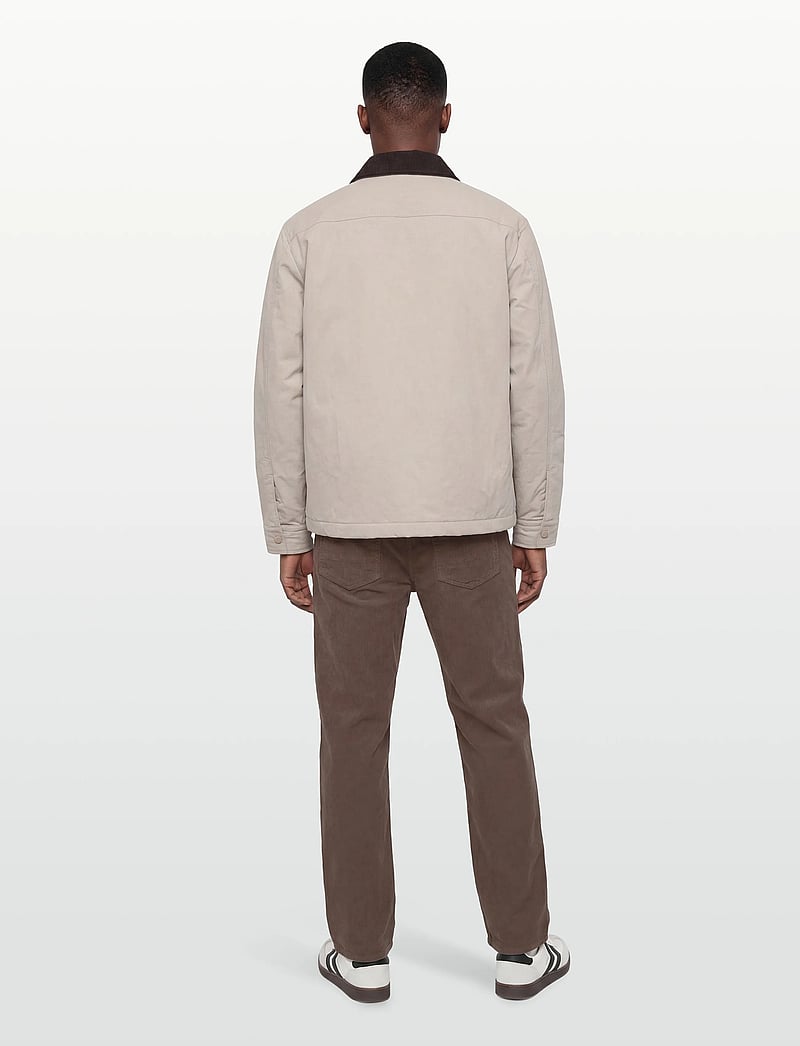 BOSS - Leldon-zip_M - dunjakker - open grey - 4