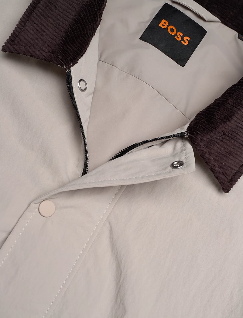 BOSS - Leldon-zip_M - vinterjakker - open grey - 2