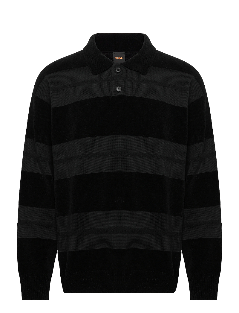BOSS - Amburgh - gestrickte polohemden - black - 0