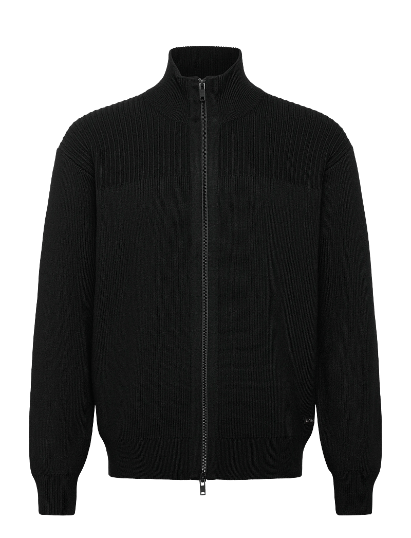 BOSS - Kratalo - vetoketjulliset neuleet - black - 0