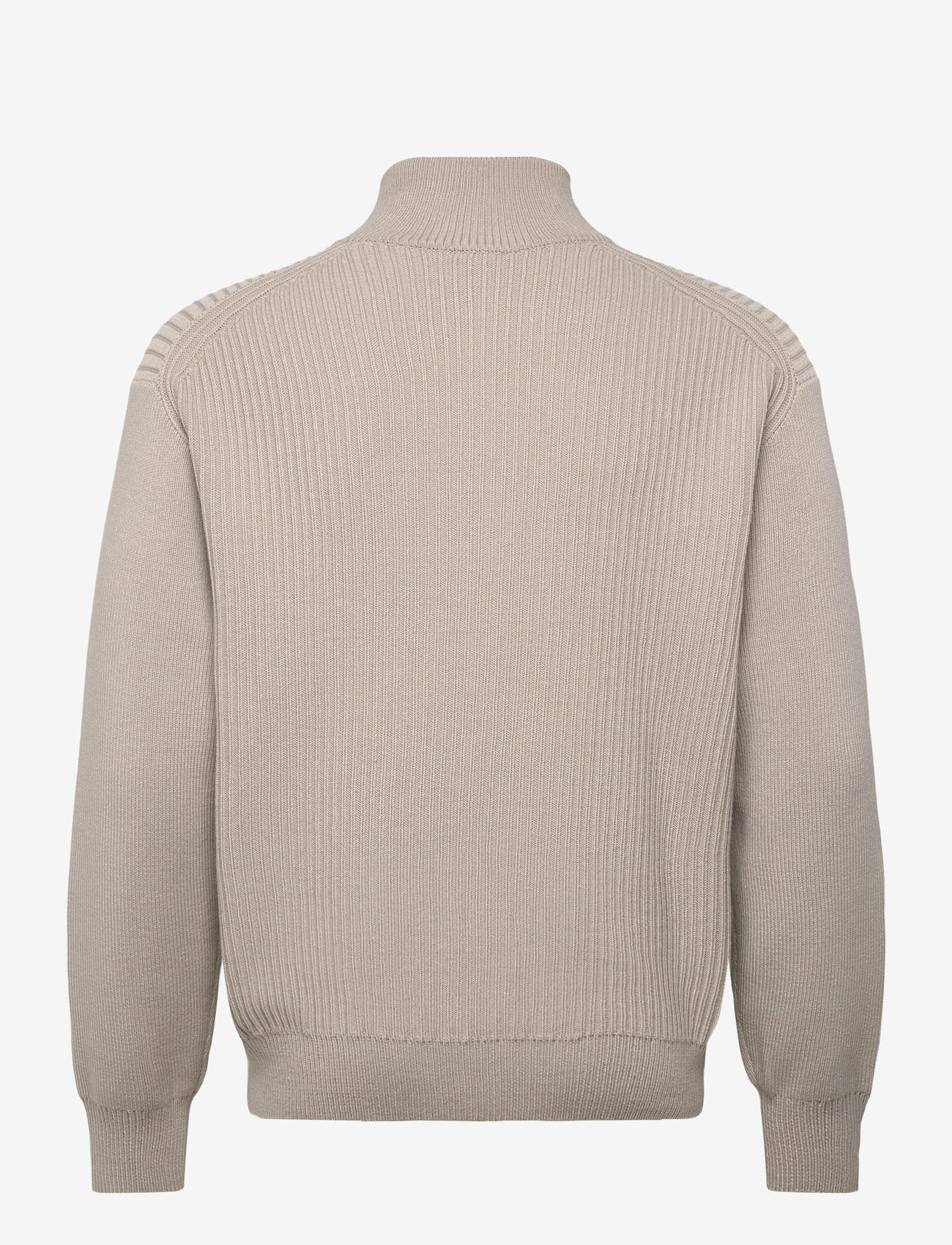 BOSS - Kratalo - pullover mit durchgehendem reißverschluss - open grey - 1