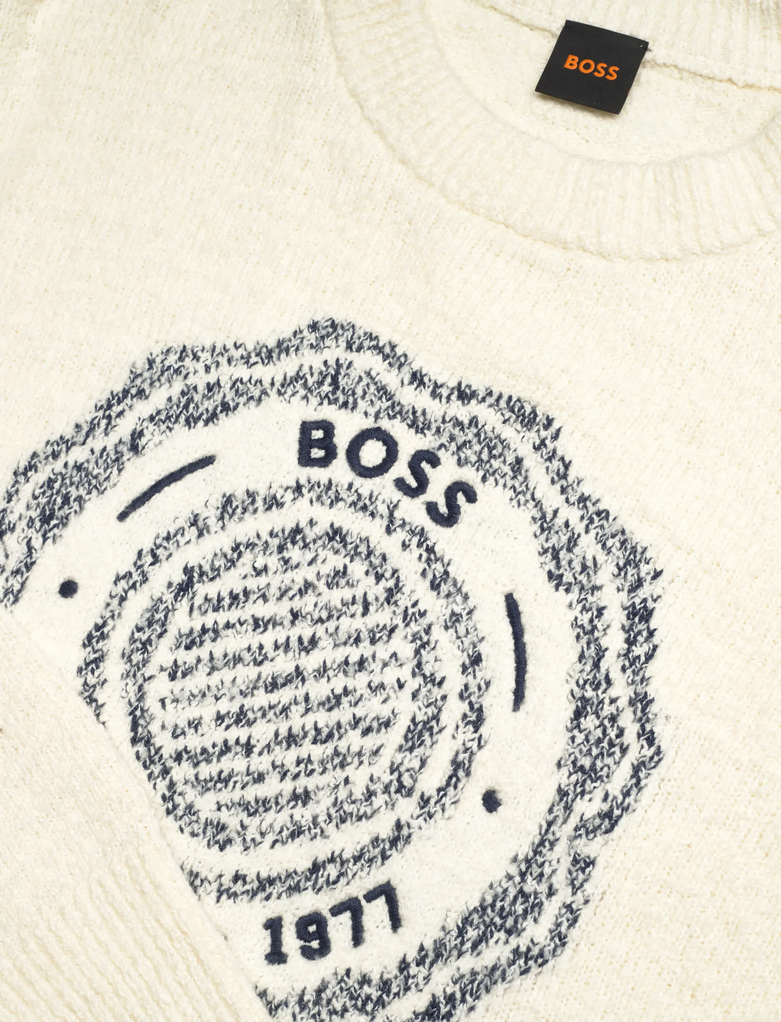 BOSS - Kerbert - stickat - natural - 5