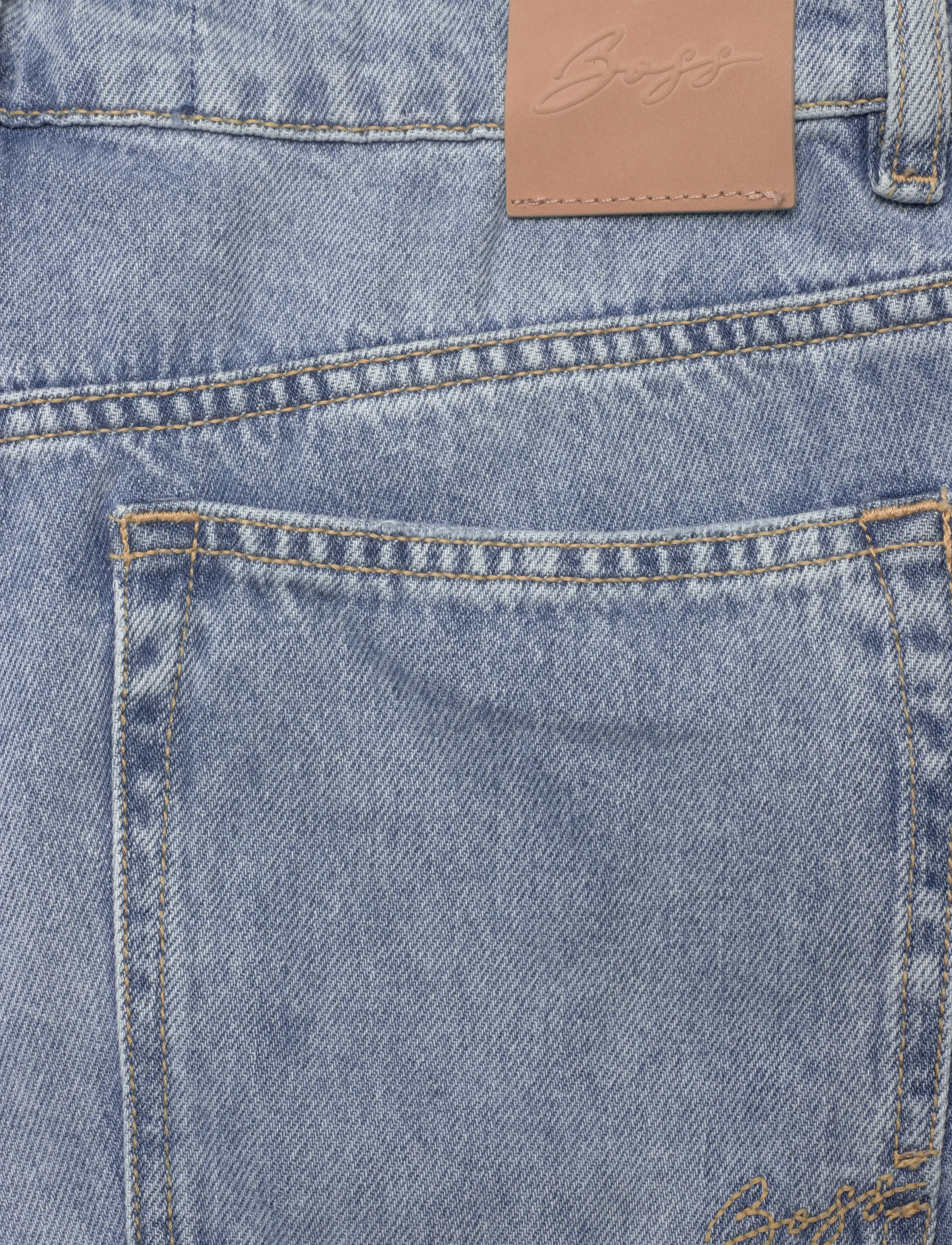 BOSS - C_MARLENE HR 11.0 - džinsi ar platām starām - medium blue - 4