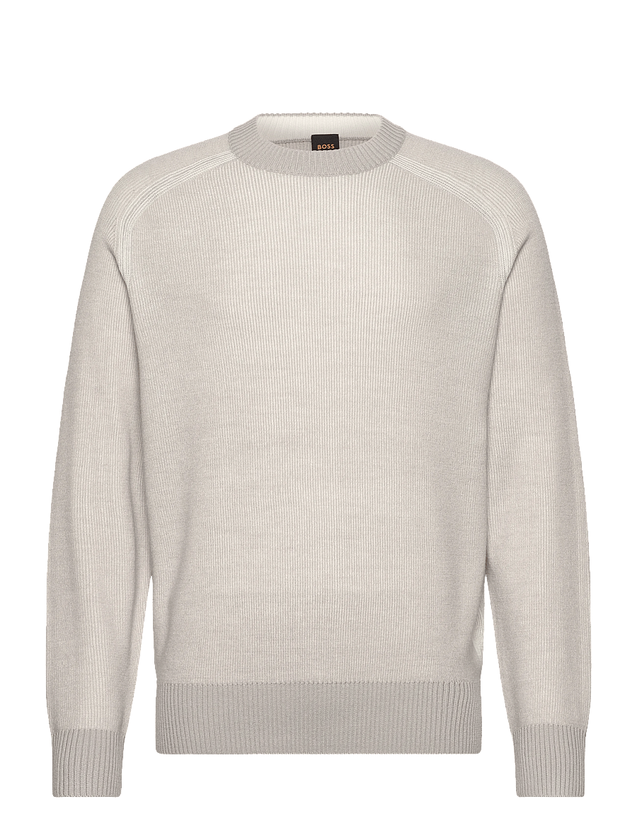 BOSS - Akajer - rundhals - open grey - 1