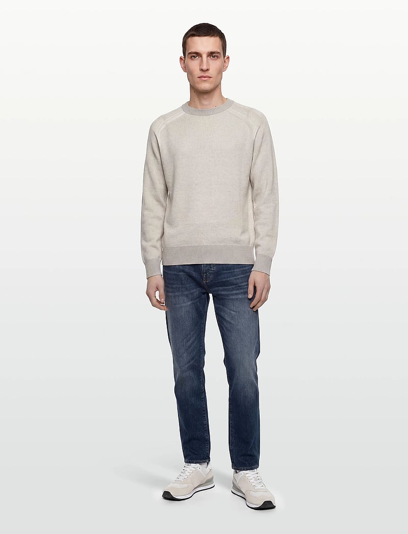 BOSS - Akajer - rundhals - open grey - 0